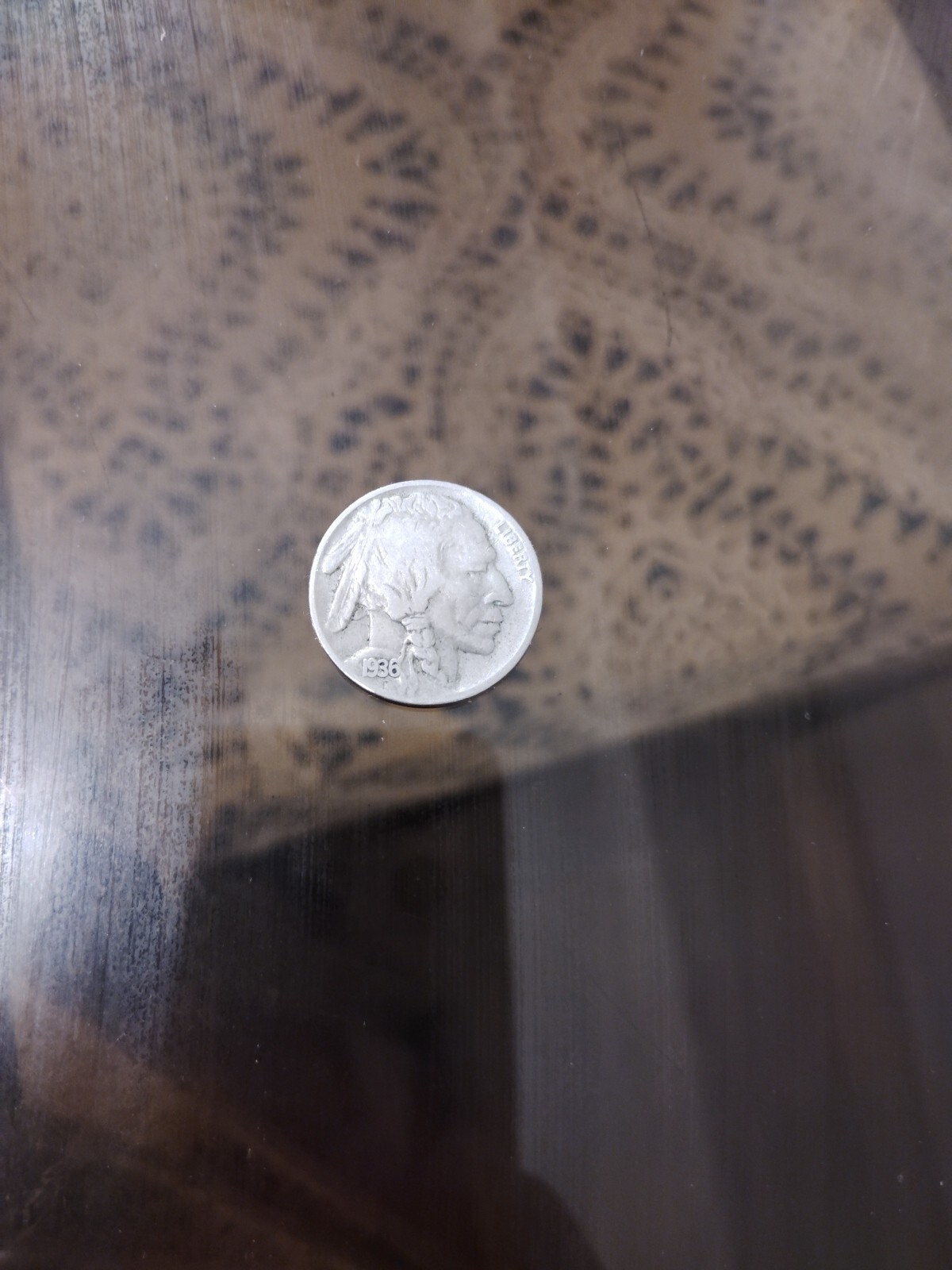 1936 Indian Head Buffalo 5 Cent Nickel good Condition Rare