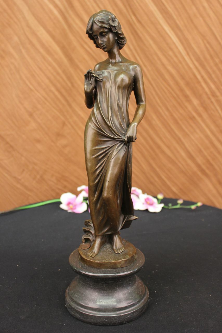 Moreau Nude Mother Nature Bronze Sculpture Figure Statue Figurine Art Deco