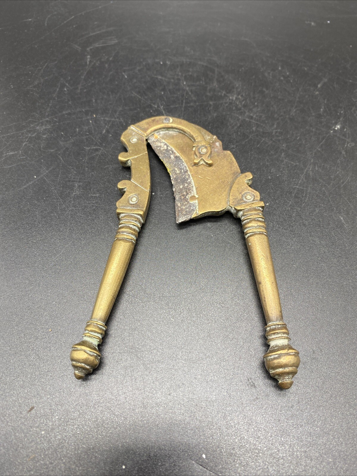 Vintage Brass Betel Nut Cutter