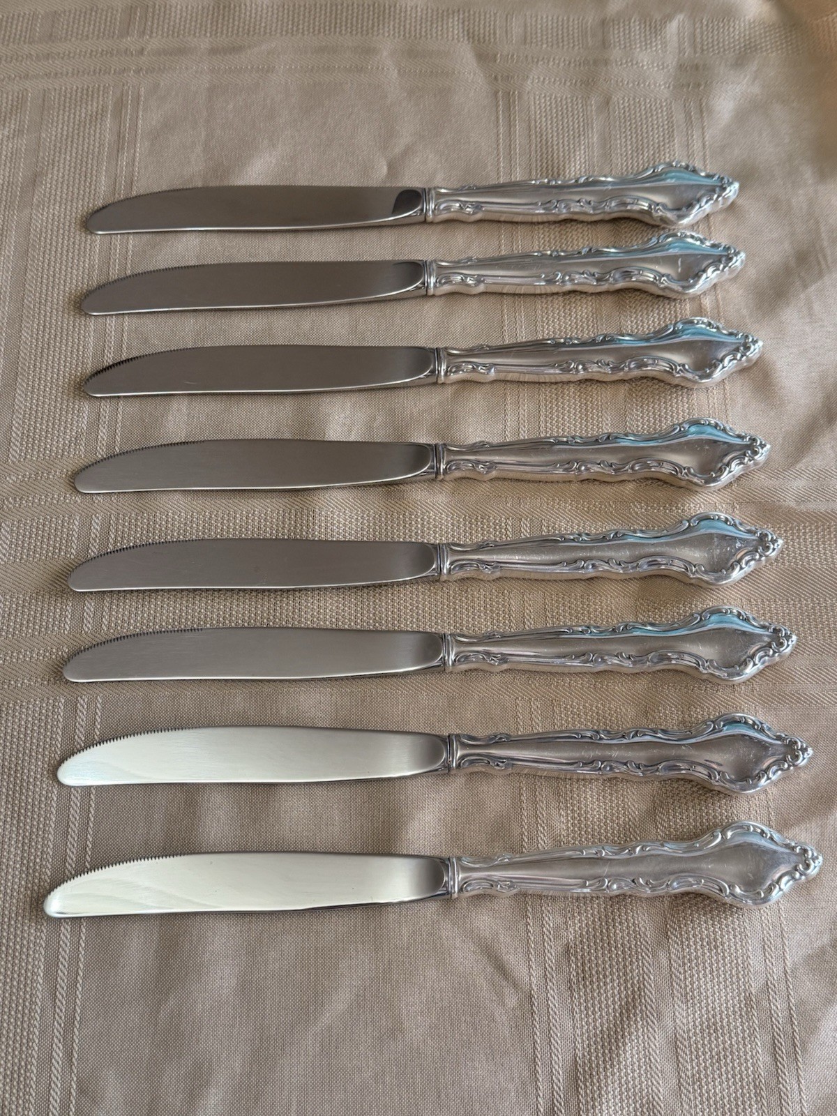 International Deep Silver Silverware Set Some Pieces Missing