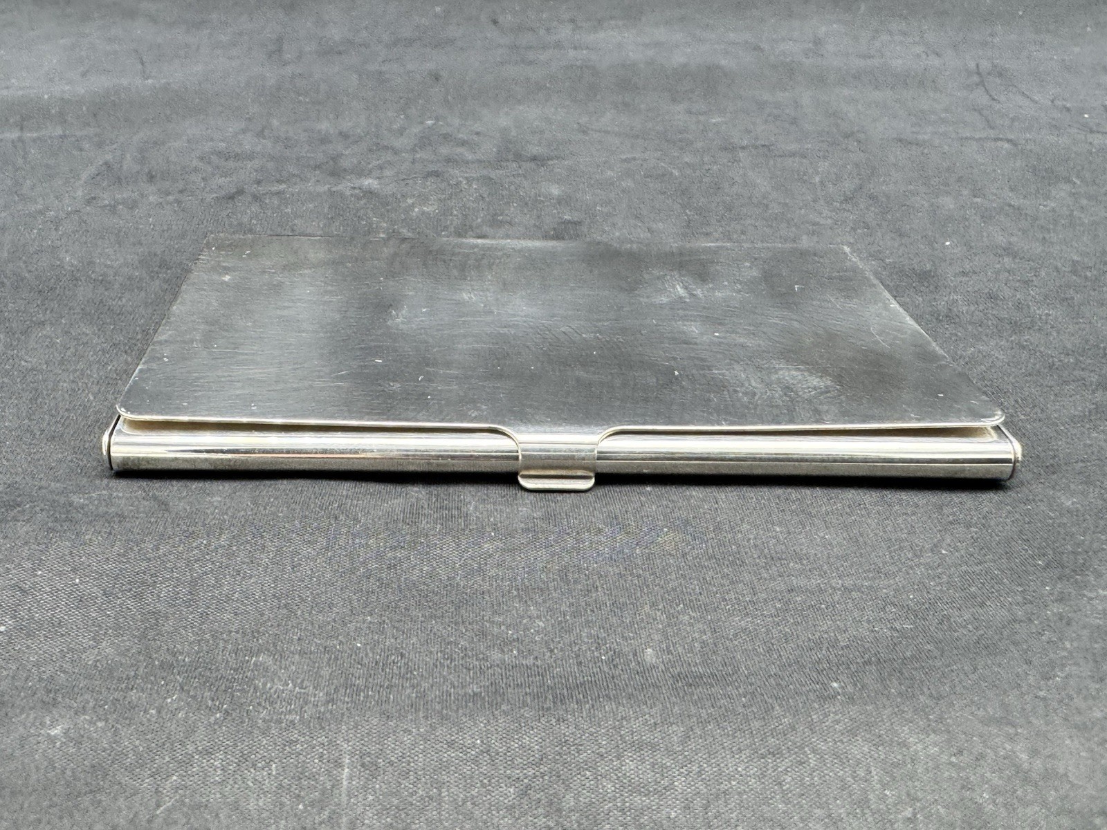 Valerio albarello sterling silver business card case, 64 grams