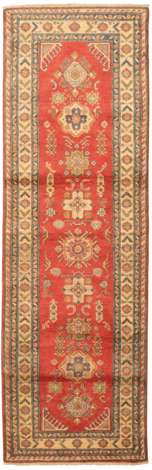 Vintage Hand-knotted Runner Rug 2’10” x 9’5″ Traditional Oriental Wool Carpet