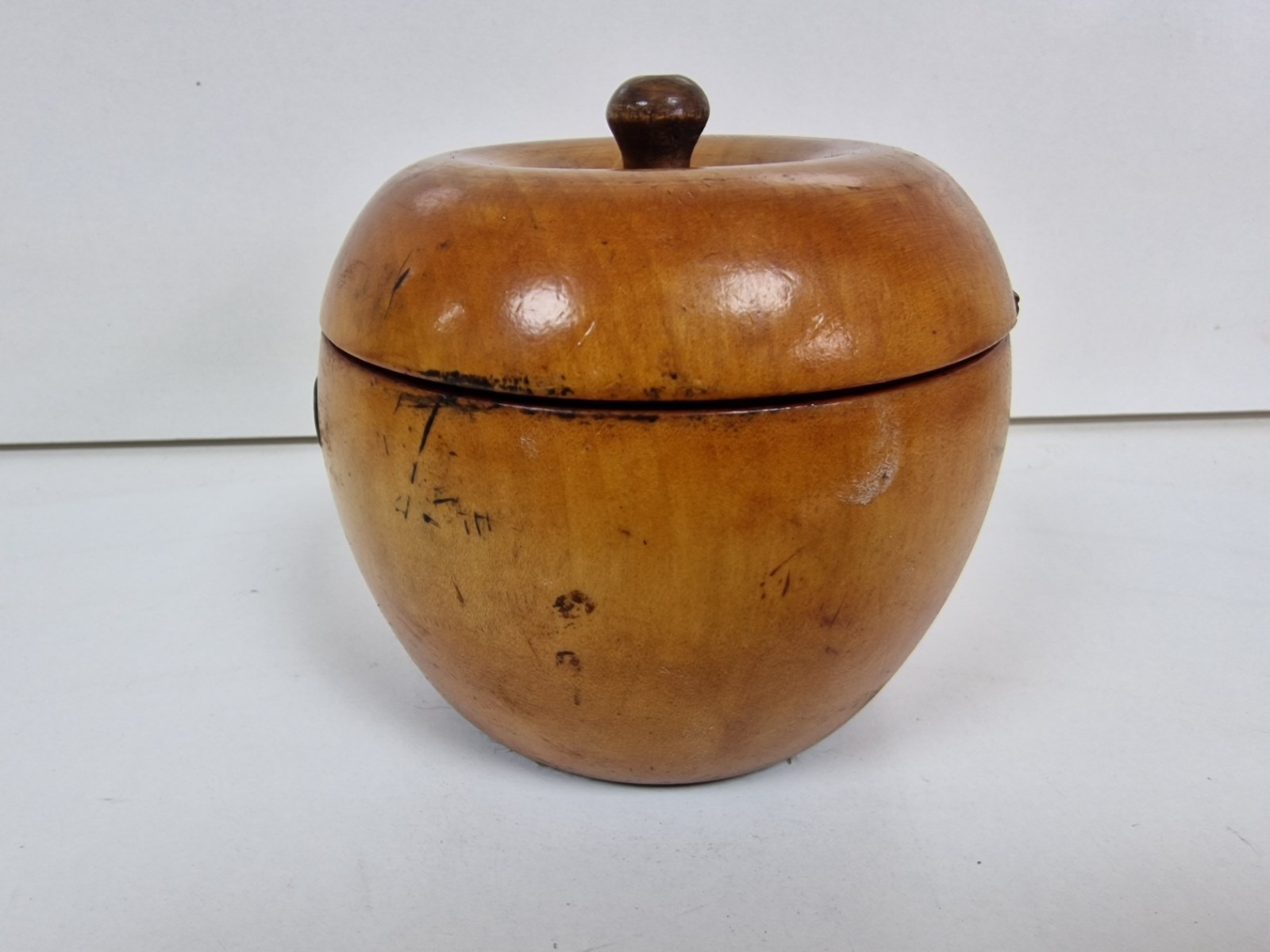 Vintage Apple Tea Caddy