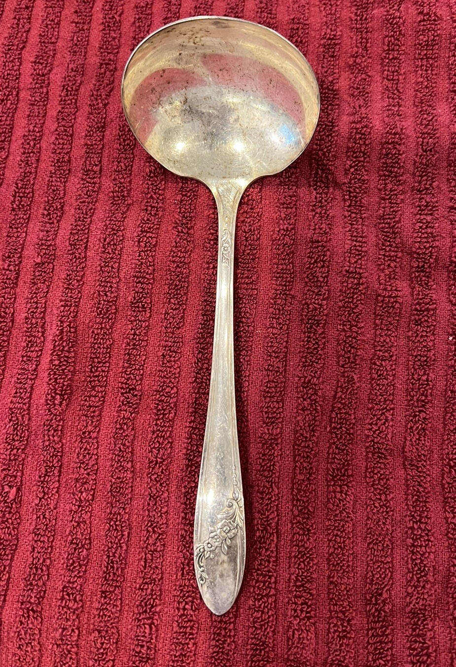 ONEIDA Silver Plate QUEEN BESS II 1946 TUDOR COMMUNITY 7″ Gravy Ladle