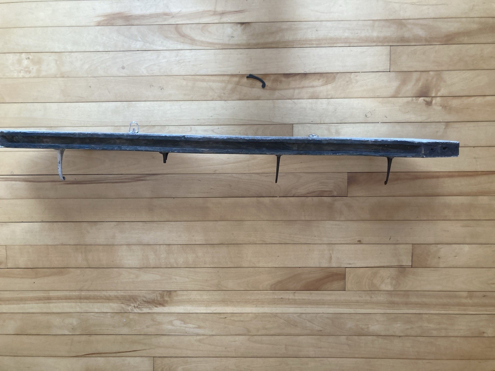 AS IS! Antique Vintage Hand Made hanging rack old paint reclaimed wood