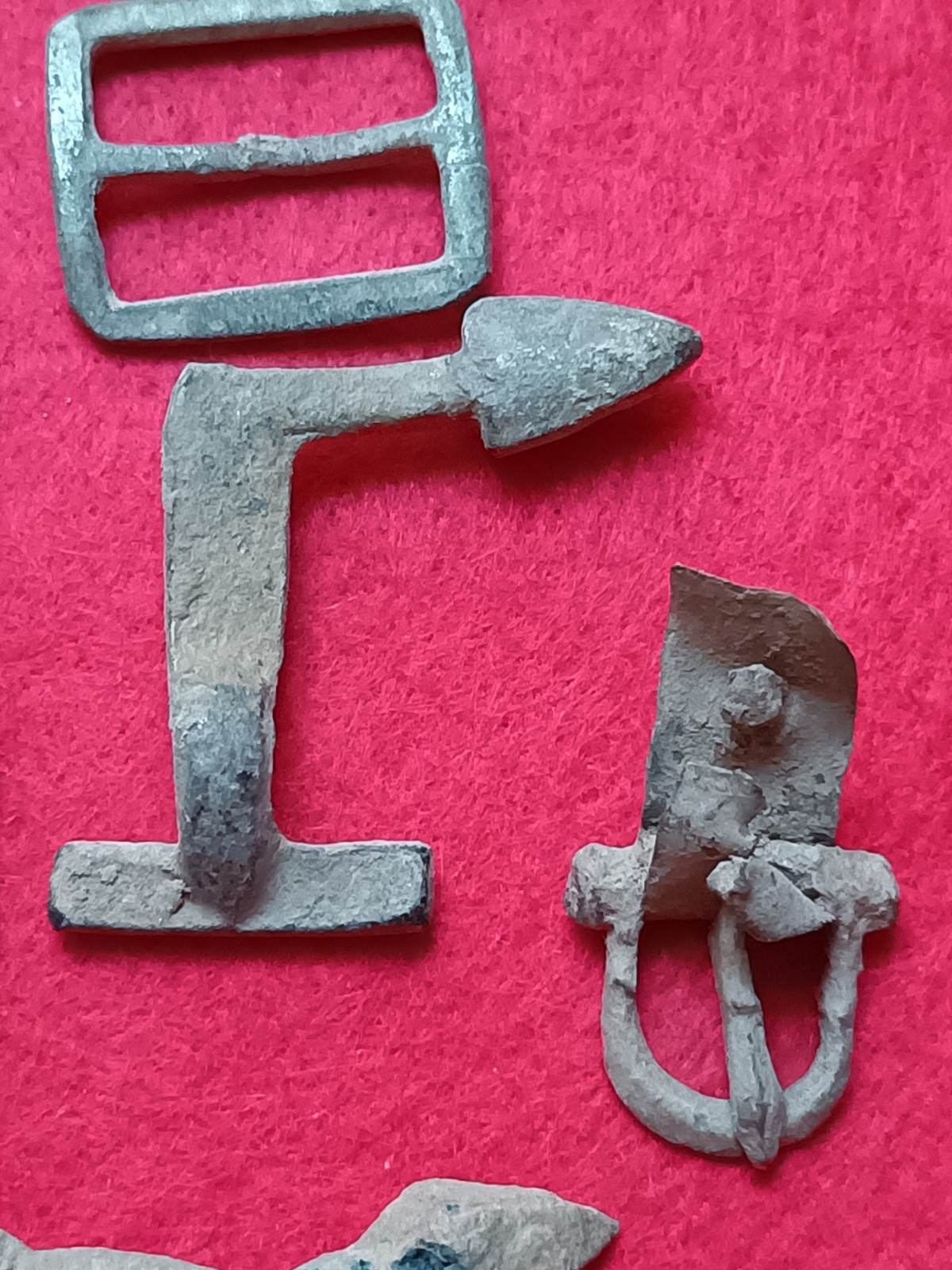Authentic Medieval Buckles & Artifacts Lot – Original Antique Metal Finds..