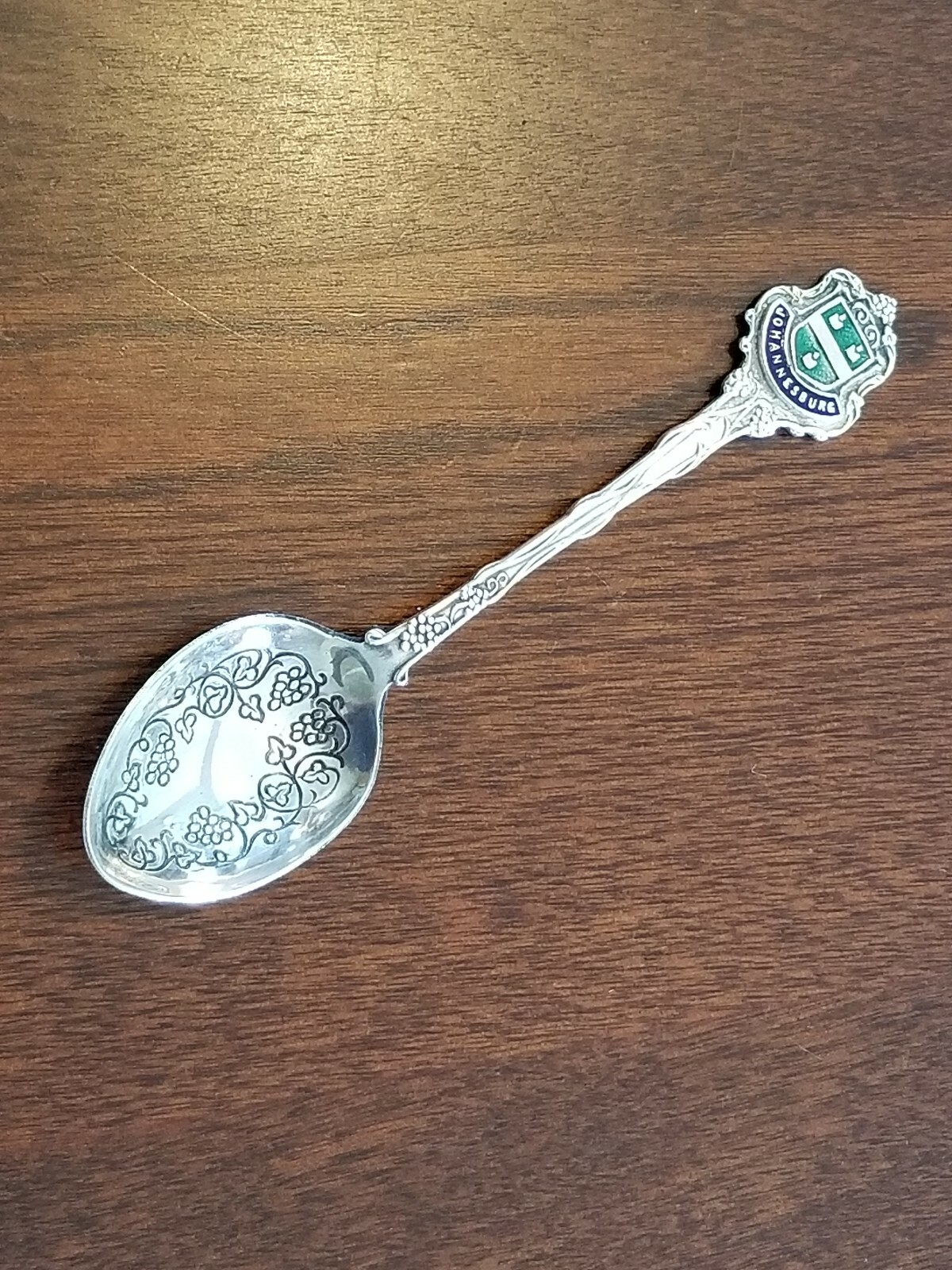 ANTIQUE COLLECTIBLE SOUVENIR SPOON F.P.N.S. JOHANNESBURG RARE