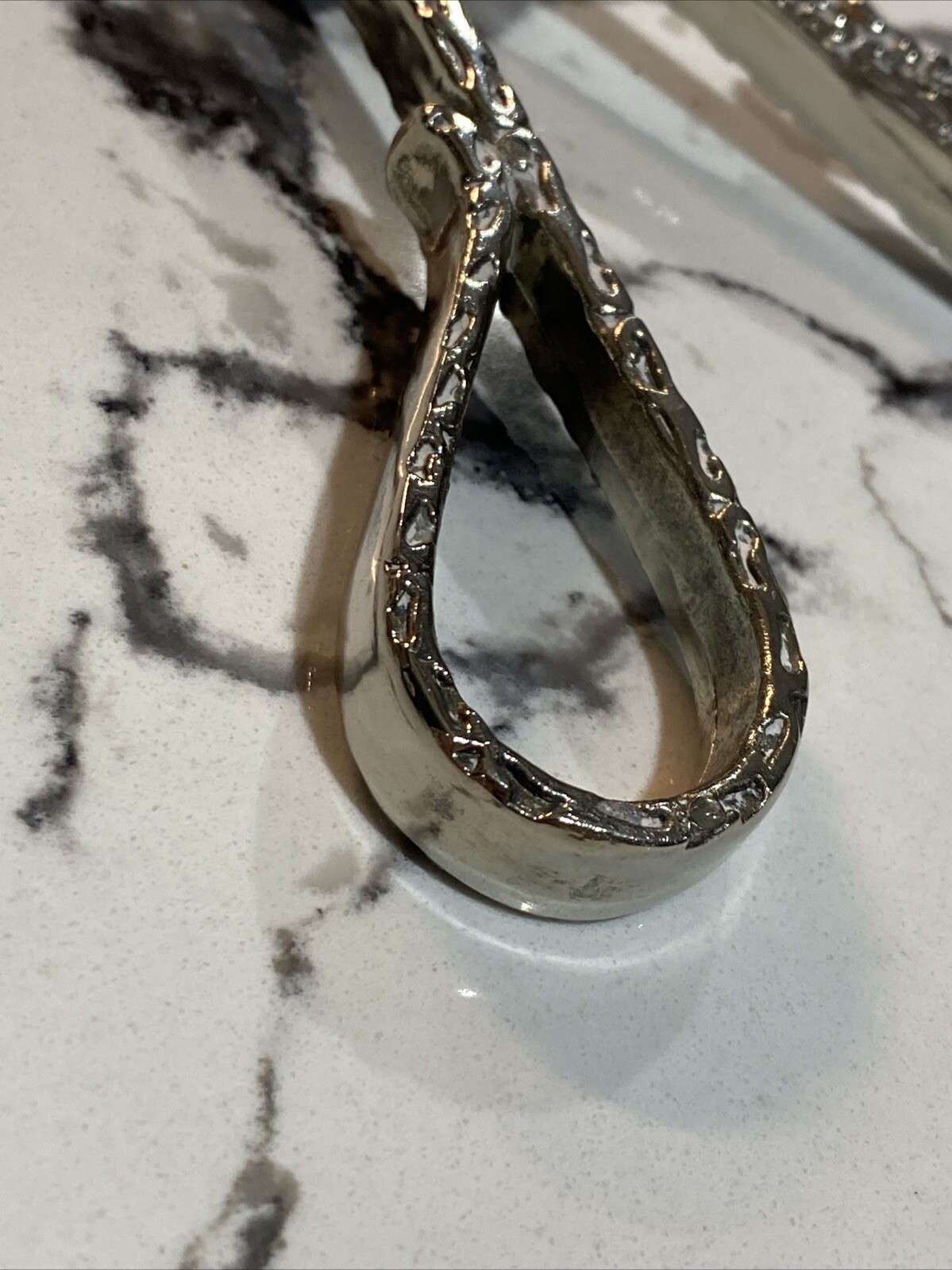 Vintage Silver Plated Salad Tongs Spoon Scissor Salad International Silver Co.