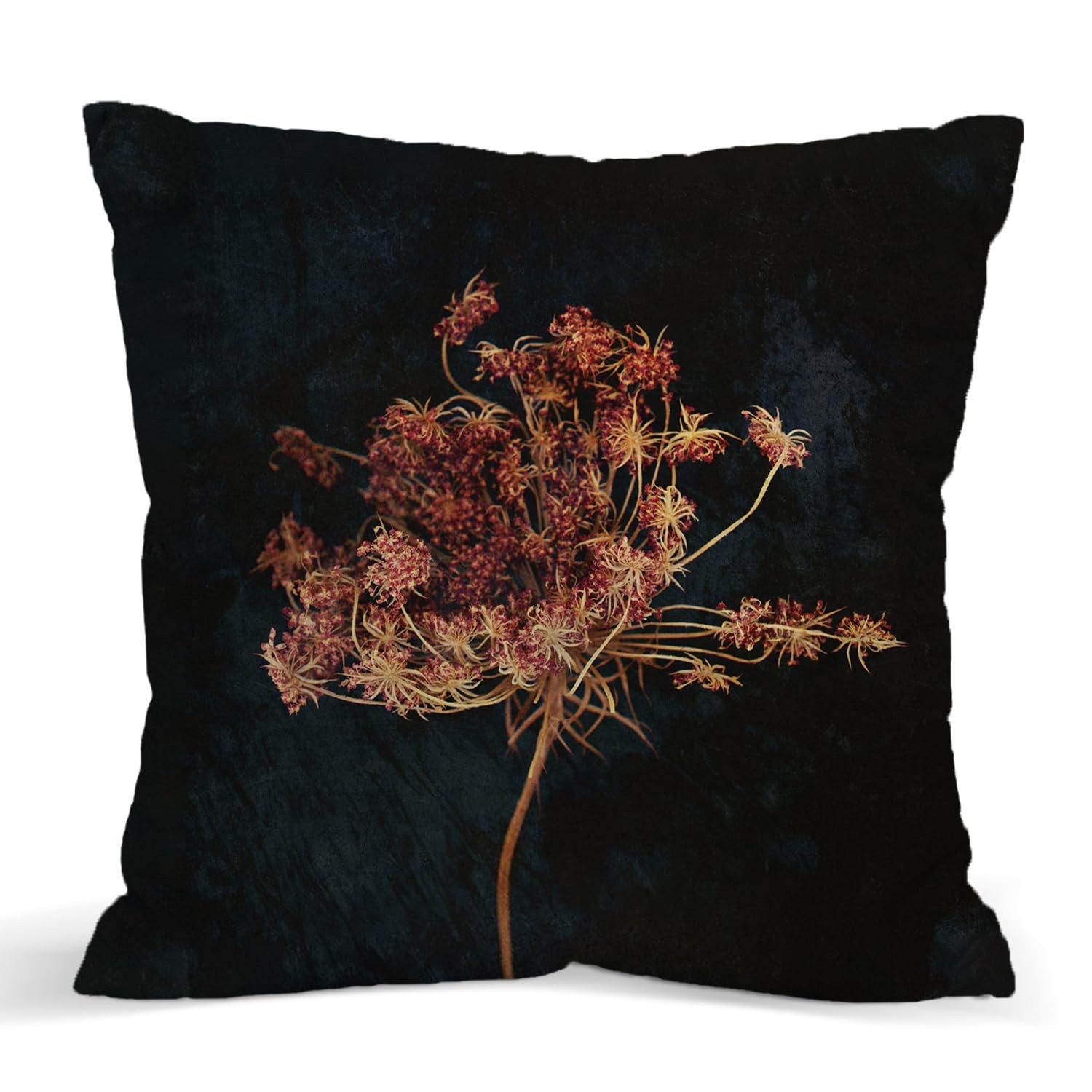 Vintage Botanical Floral Pillow Covers, Retro Wildflower Decor Throw Pillow 1…