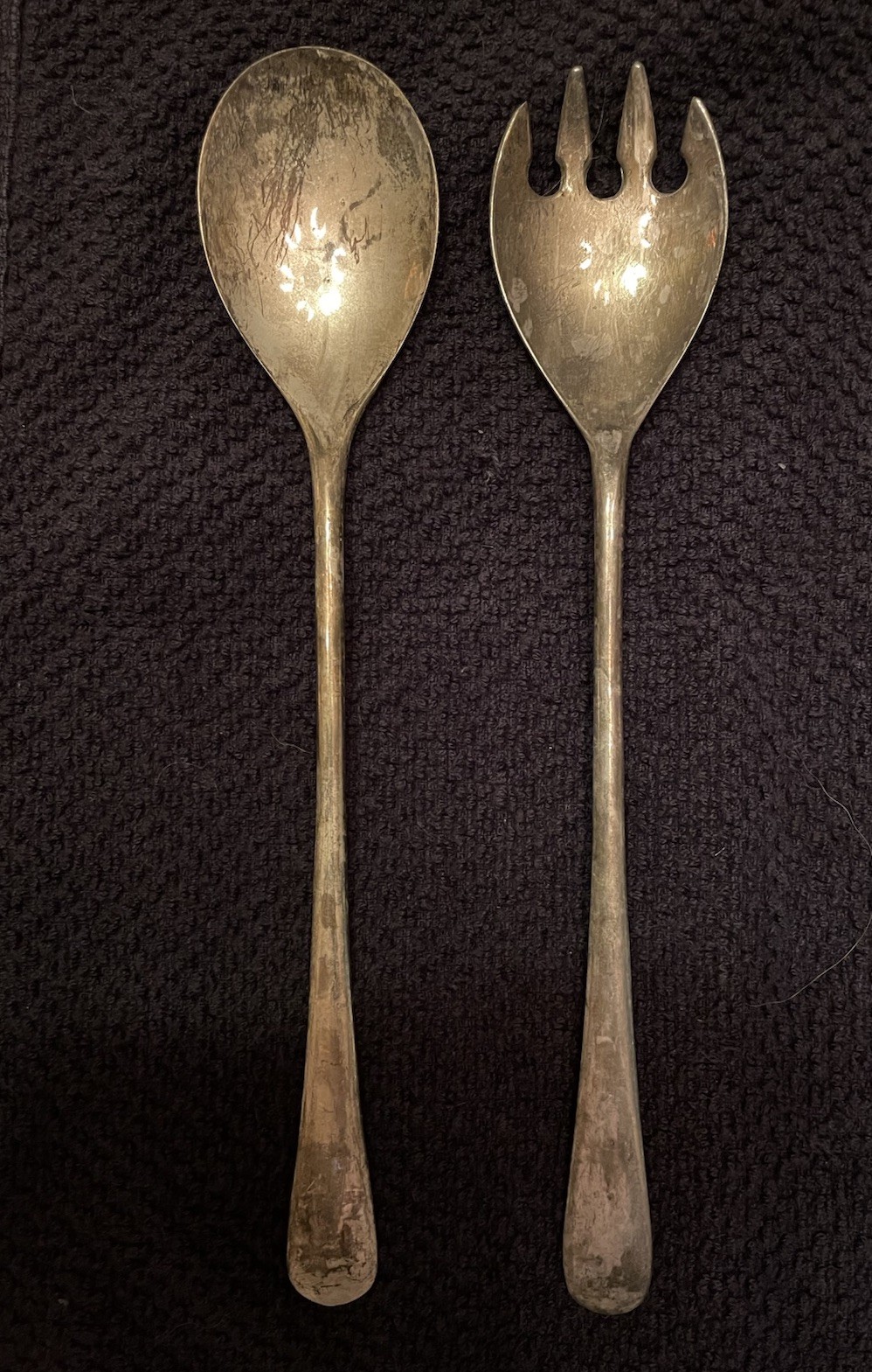 Misc. Silver-Plated And Stainless Silverware Lot of 16!
