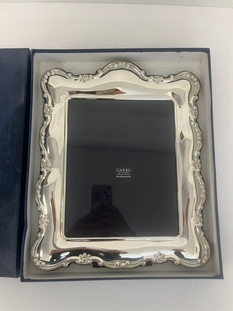 Carrs of Sheffield Large Sterling Silver Hallmarked 925 Frame 20 x 25cm