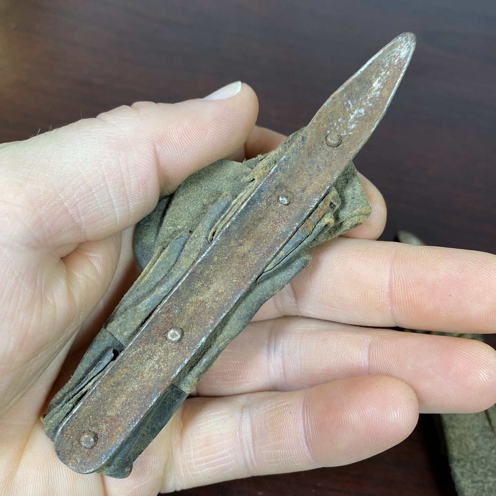 Antique Collection Primitive CORN HUSKER SHUCKER Forged Farm Hand Tool Lot Of 5