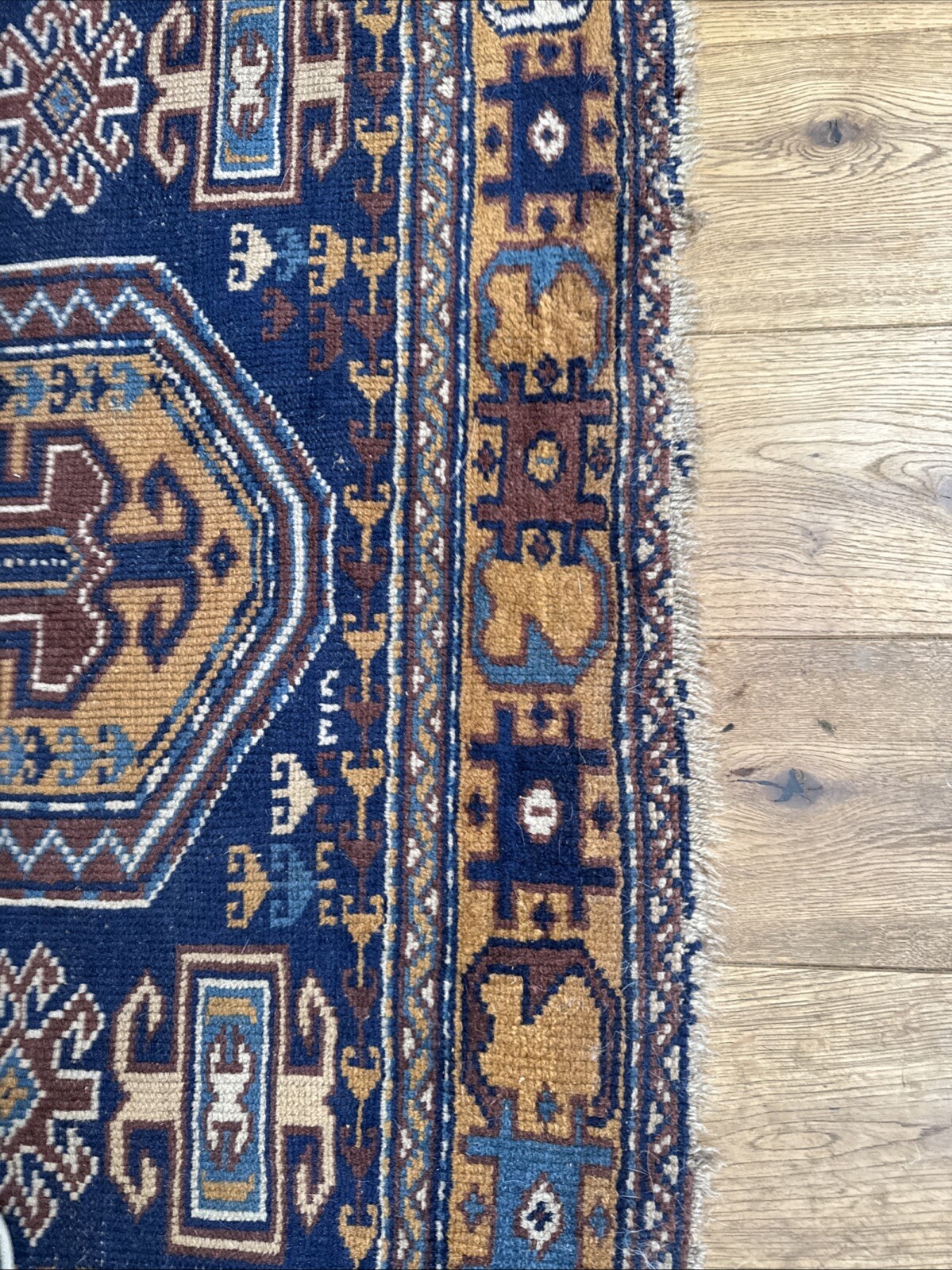 Antique Shrivan Double Nich “Signed “Prayer Rug