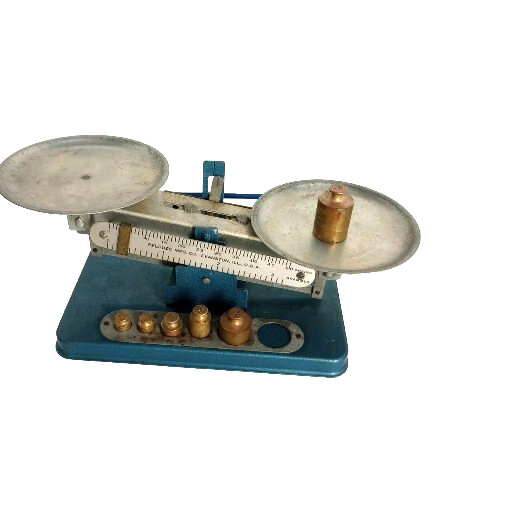 Vtg Pelouze Model R-47 Desktop Photographic Laboratory Scale w Weights, NO BOX