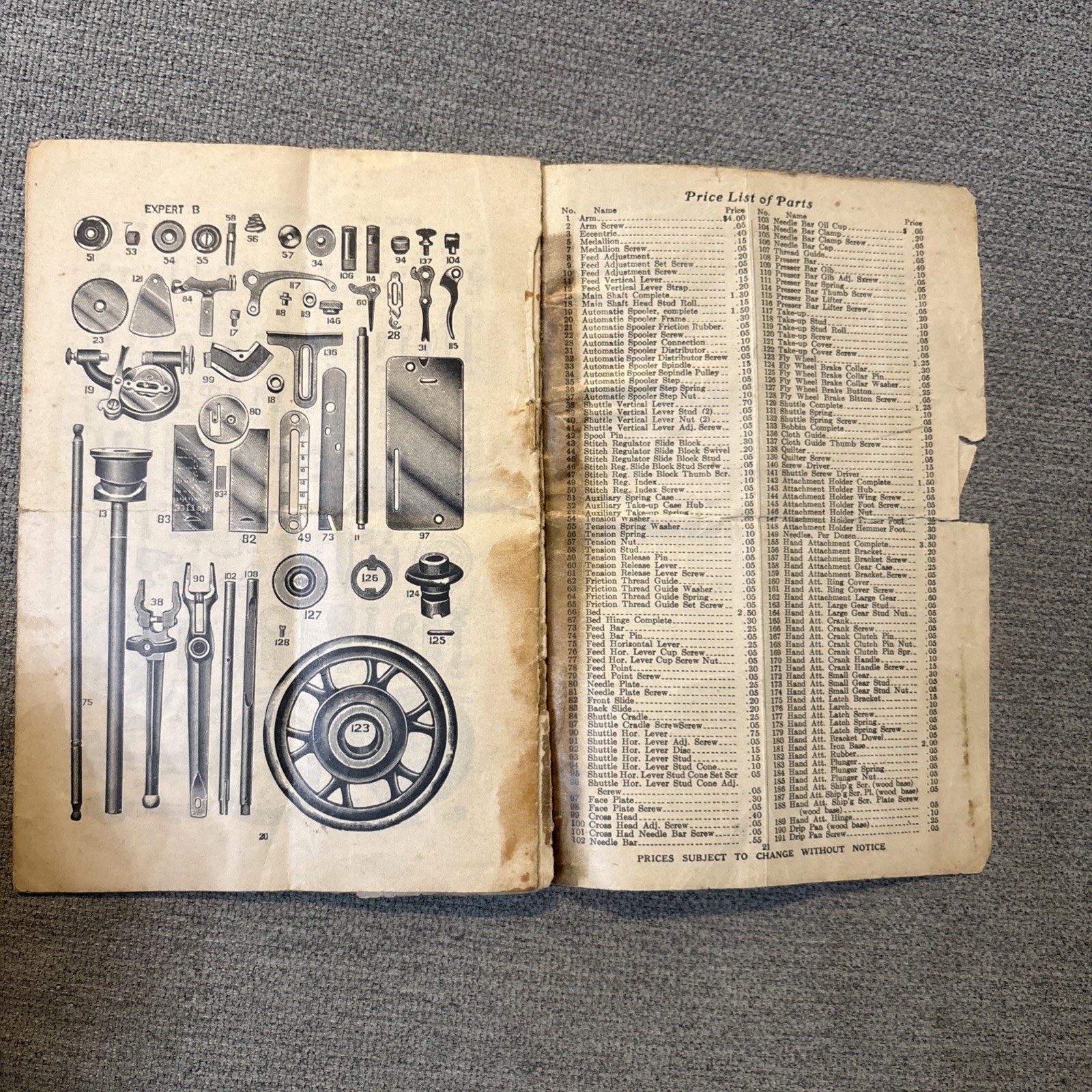 E.B.H. Electric Sewing Machine Instruction Booklet – 2M-10-26 – IRWIN