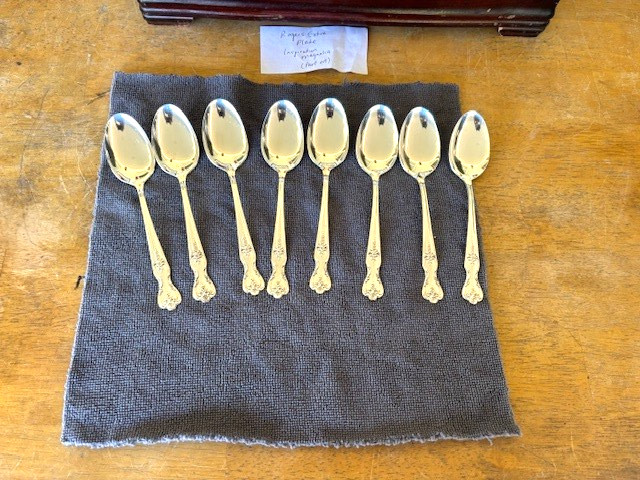 Wm Rogers Mfg Co Extra Plate INSPIRATION MAGNOLIA Setting for 8 Serving PRISTINE