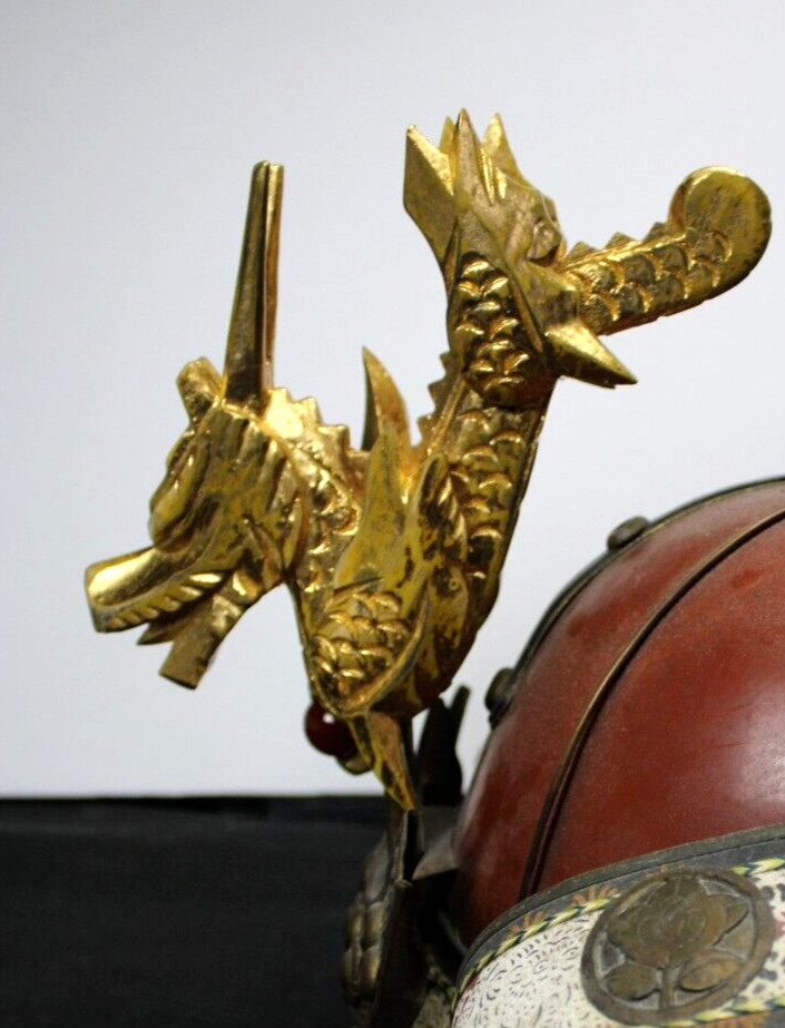 JAPANESE SAMURAI ARMOR MAETATE(MAEDATE) KABUTO DRAGON