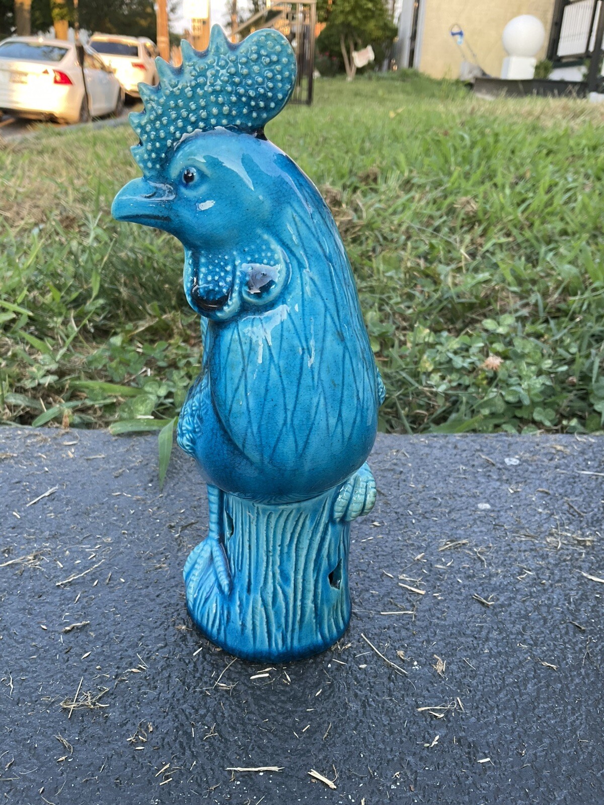Wonderful Antique Porcelain Hen Or Chicken