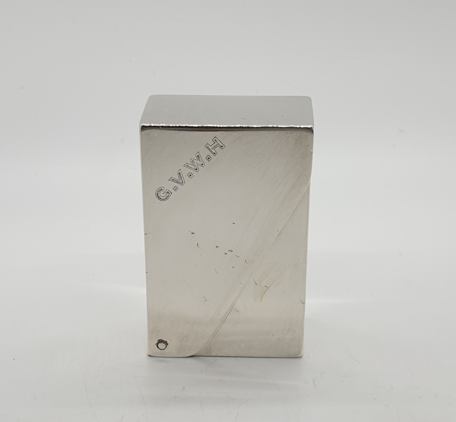 Sampson Mordan Sterling Silver Vesta Case Matchbox Holder Dunhill’s Design 1916