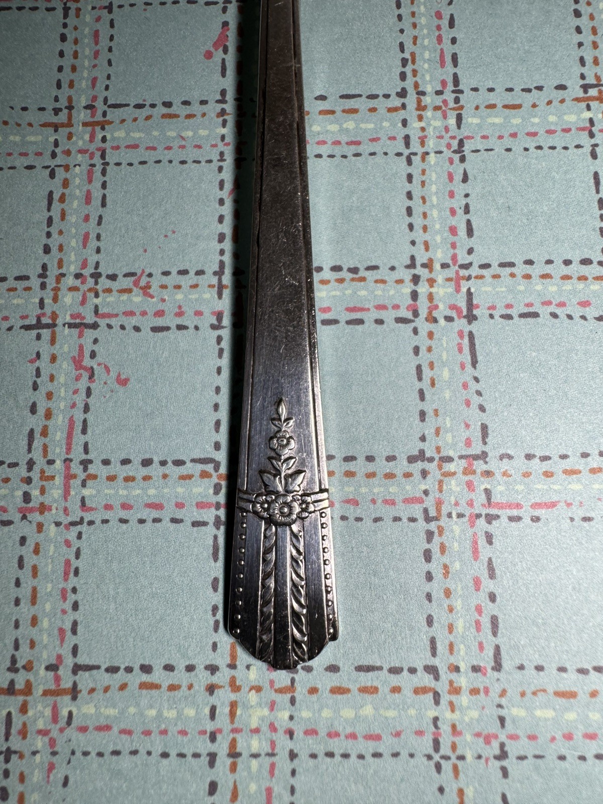 c1949 WMA Rogers EVERLASTING Tea Infuser Spoon Handle Hinged Bowl Excellent