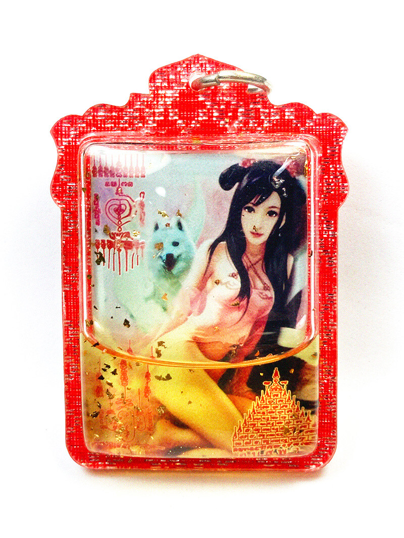 Talisman Locket 9 Tail Fox Lady Charm Amulet Magic Money Love Business Fortune 2