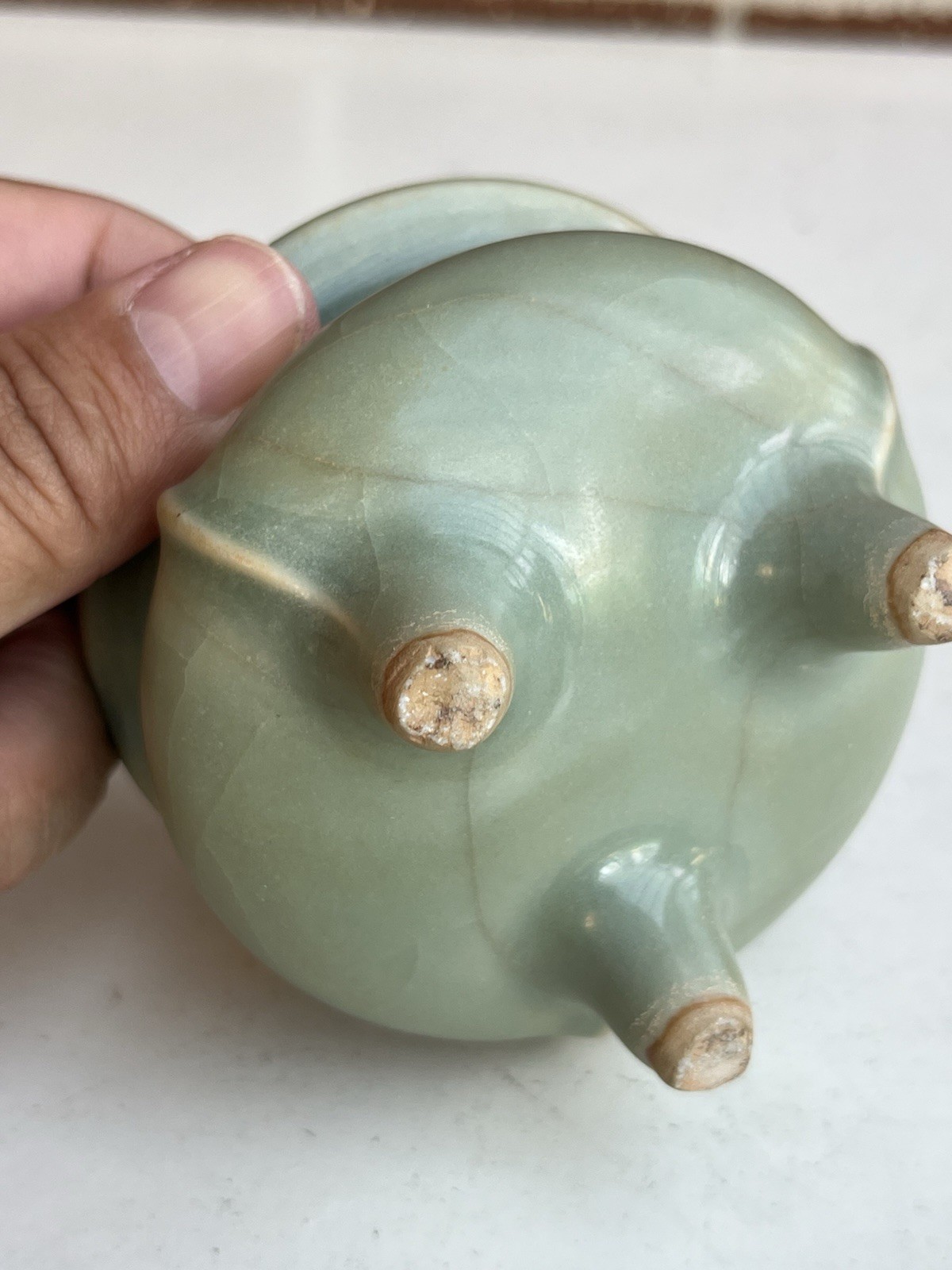 Vintage Chinese Celadon Bowl