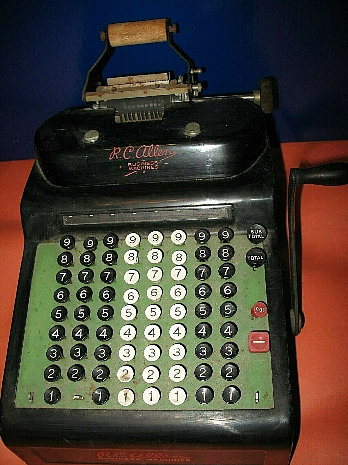 VINTAGE R.C. ALLEN BUSINESS MACHINE – RARE GRAND RAPIDS MICHIGAN ART DECO