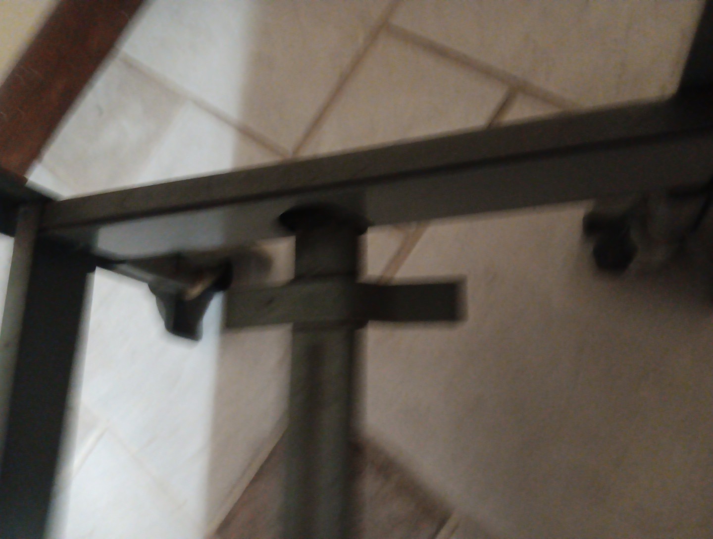 Vintage Typewriter Table Stand Industrial Metal Two Drop Leaves – Sewing Table