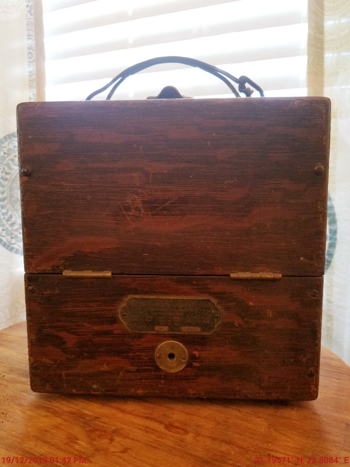 Antique Weston D.C. Ammeter Model 45 Dated OCT. 24 1928 ~ Over 90 Year Old RARE!
