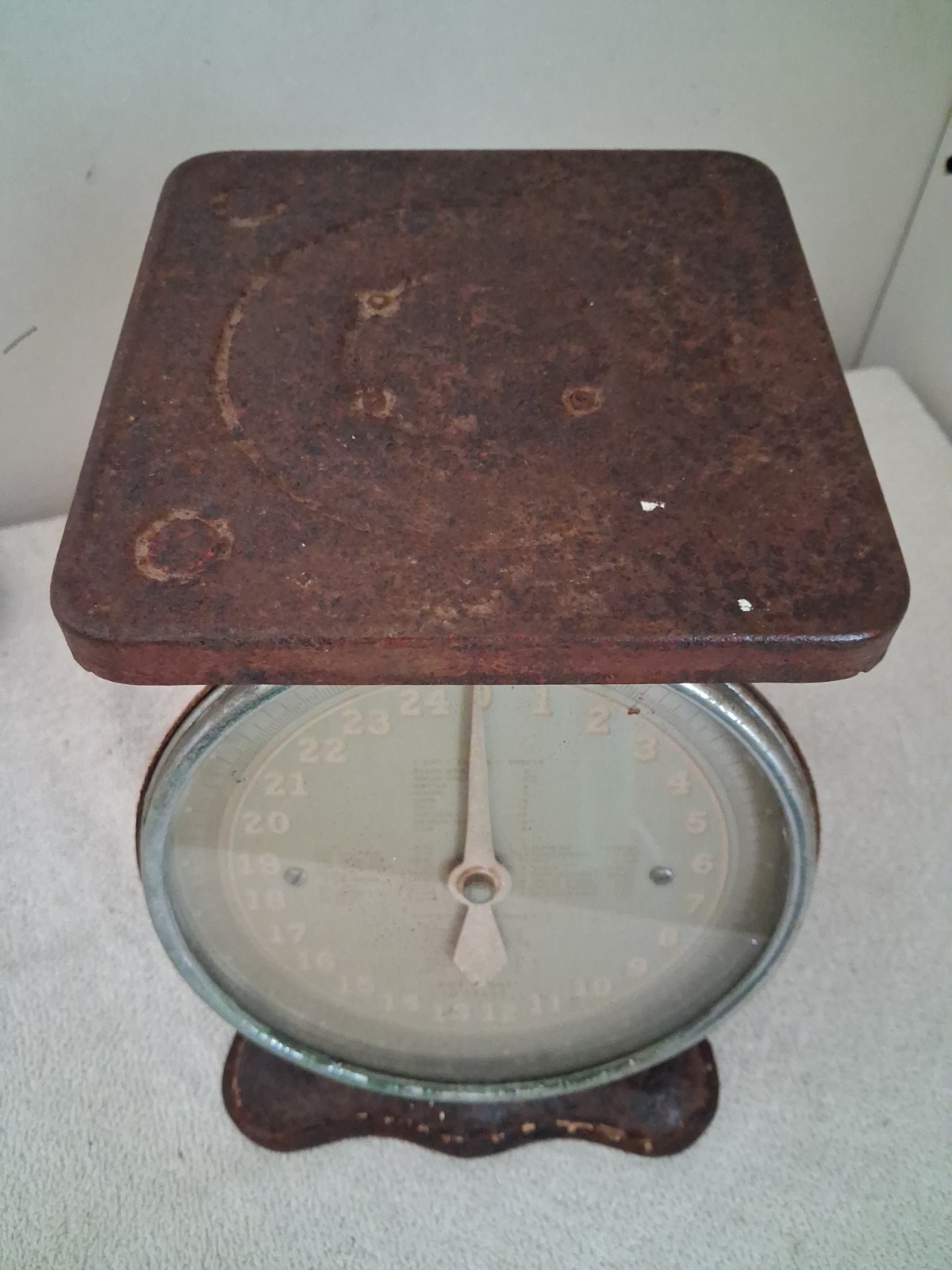 Vintage Kitchen Scale for the Worlds People Chicago Illinois 25 lb Conversions