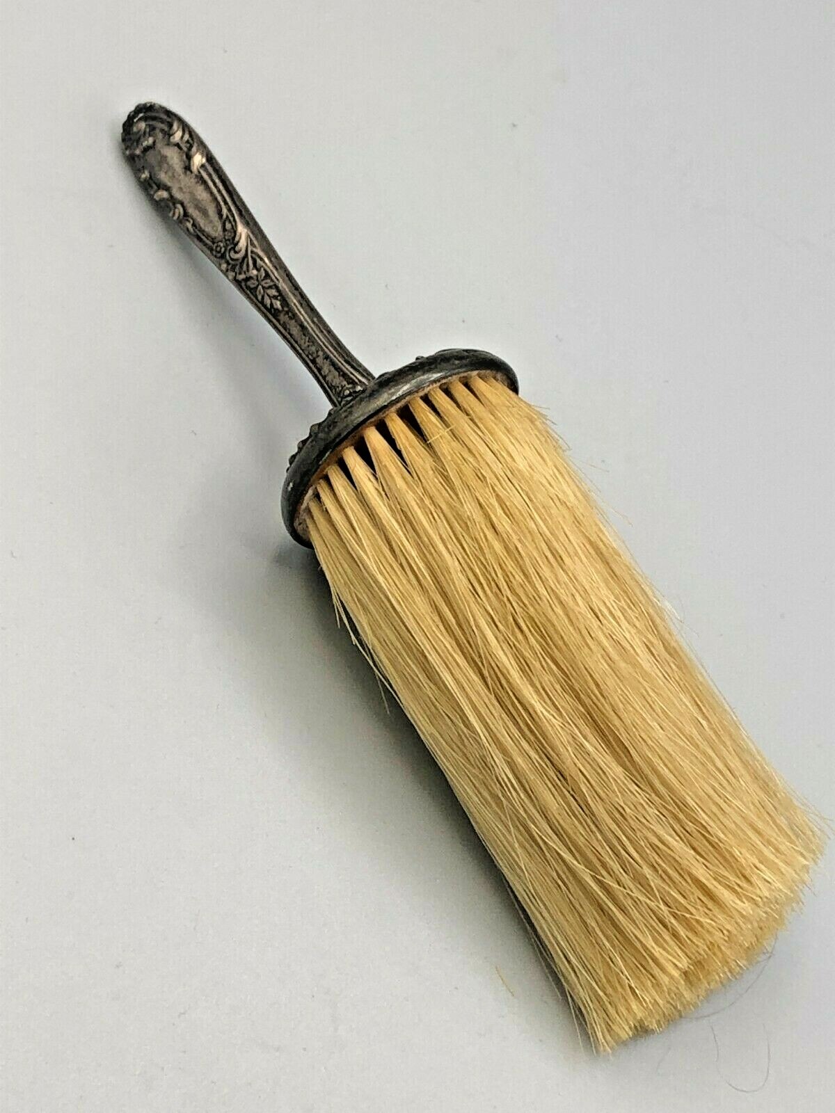Antique Sterling Silver Shoe Brush in a pretty Pattern 6.75″