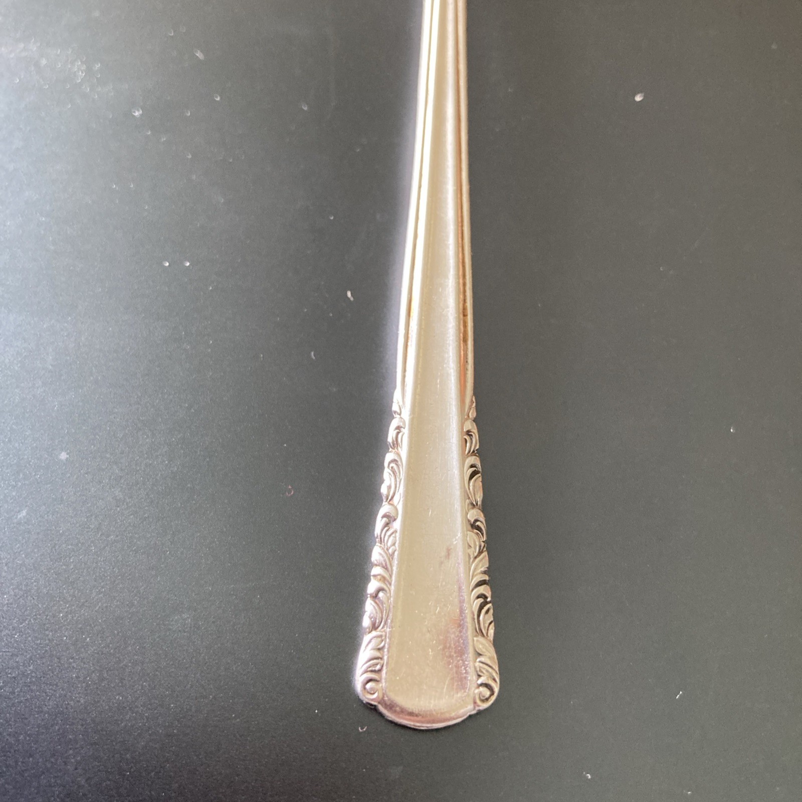 May Queen Holmes & Edwards International 5 1/8″ small oval mustard? spoon RARE