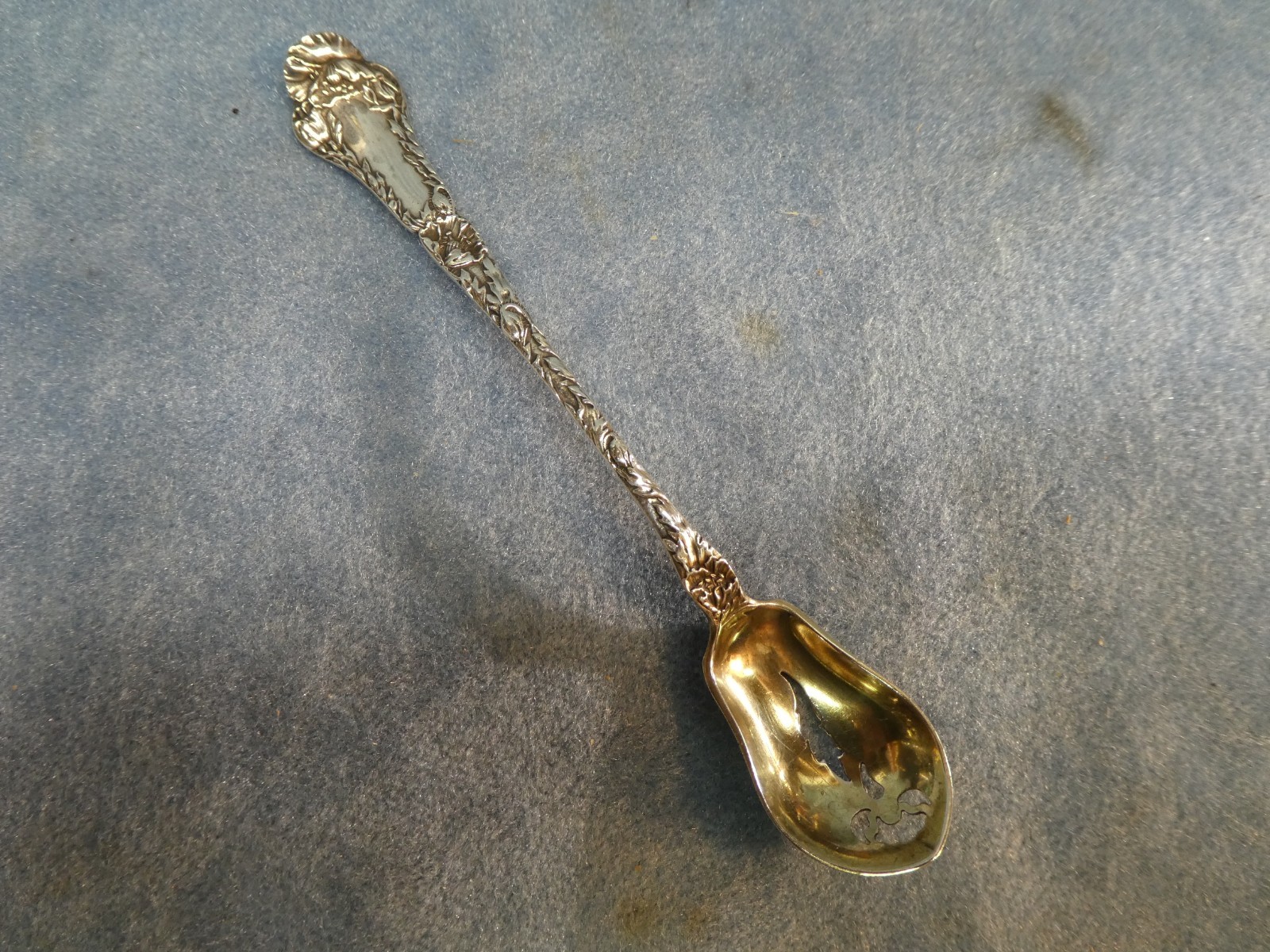 1902 Poppy Gorham Sterling Olive Spoon