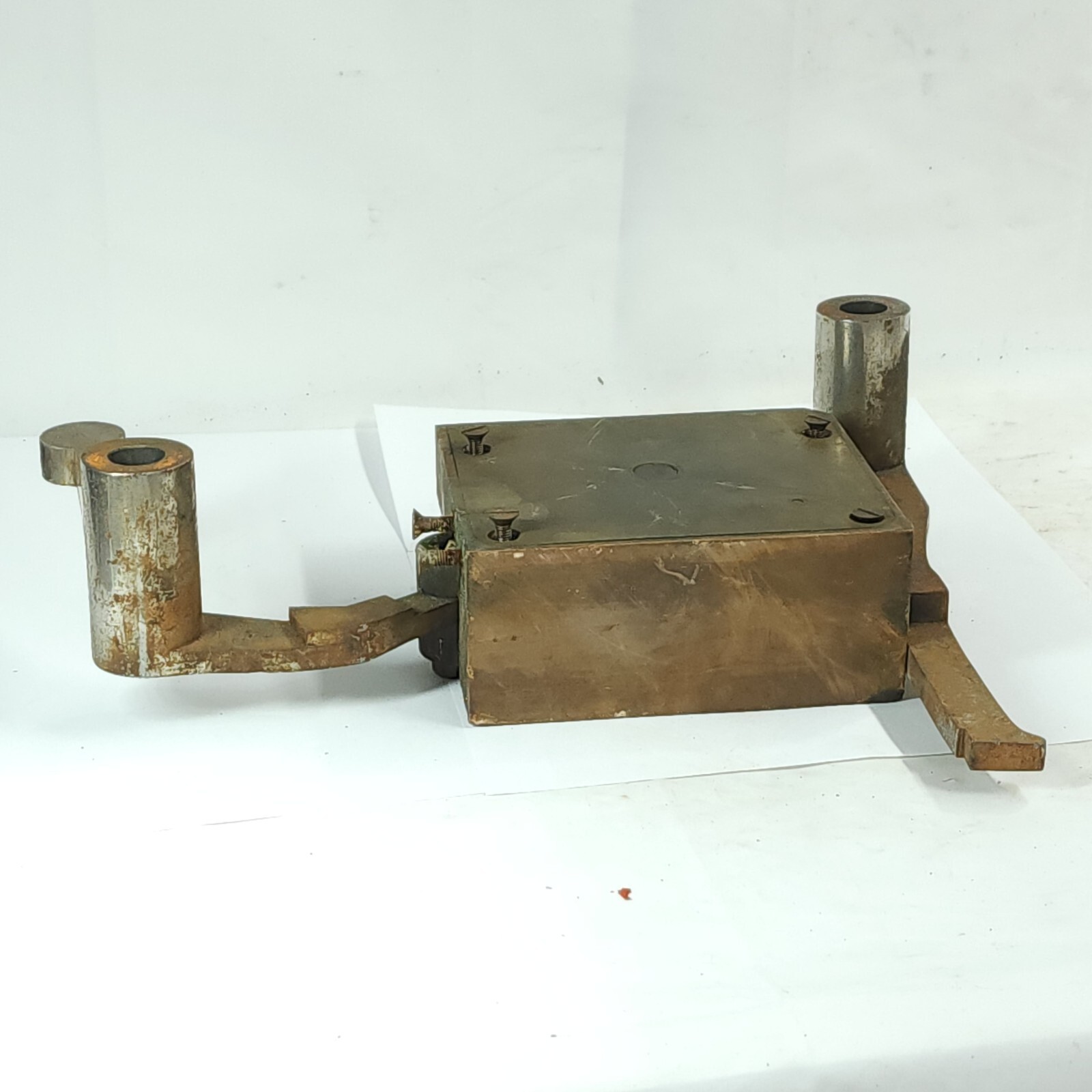 Antique Hall Safe Part- extremely heavy, metal filled