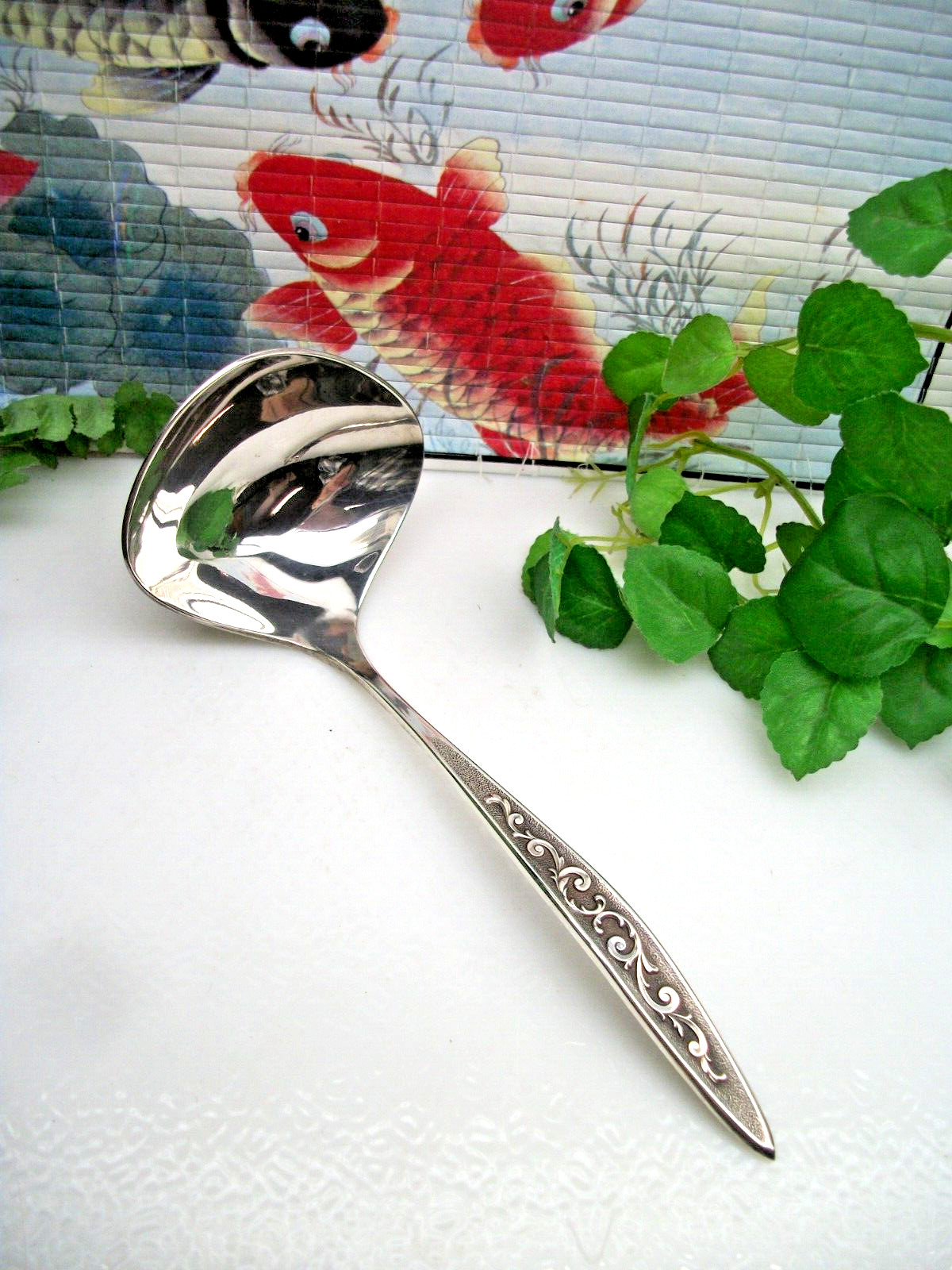 International 1847 Rogers ESPERANTO Silverplate Gravy Serving Ladle 1967
