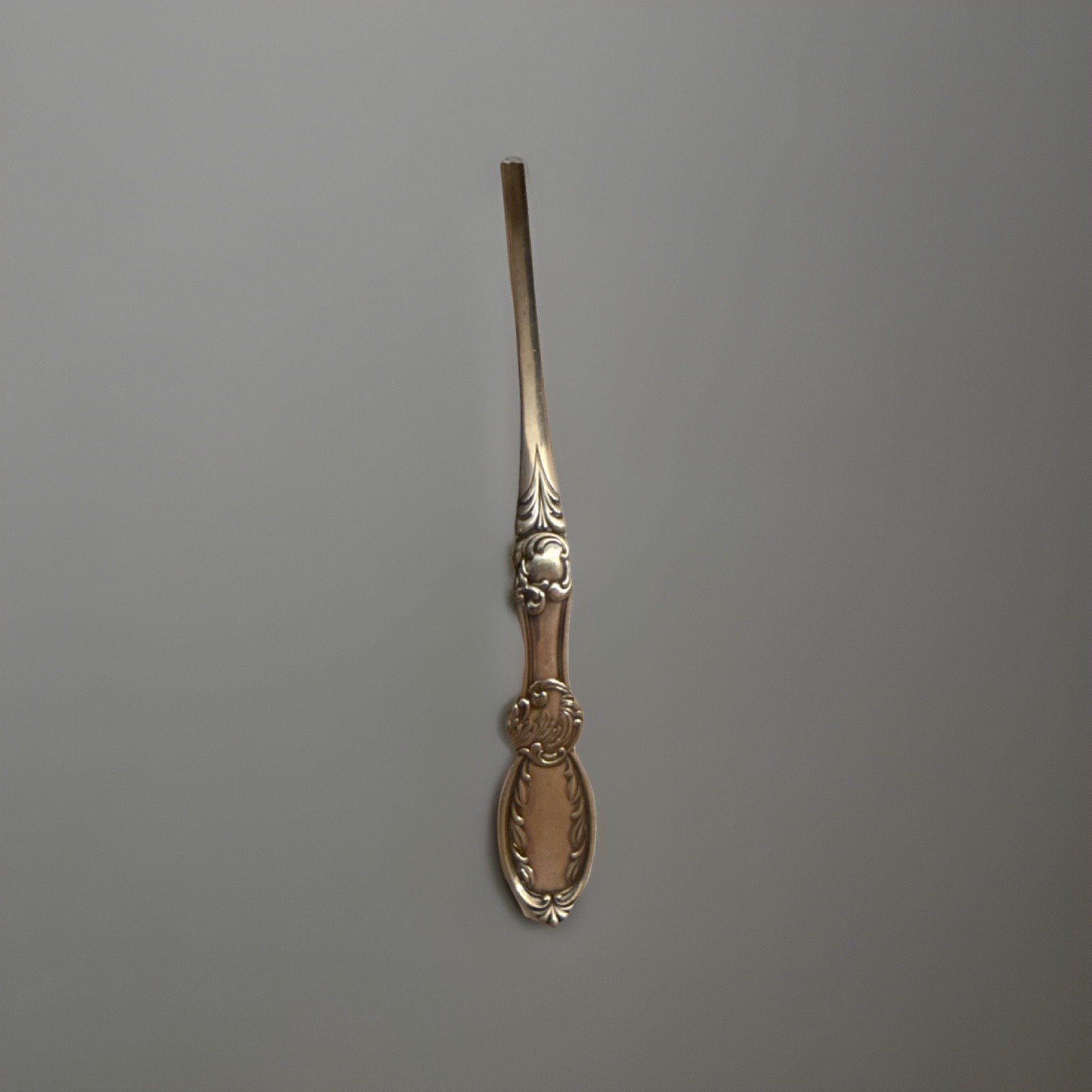Vintage De Bene Italy Silverplated Ornate Ladle Gold Washed Bowl – Marked 90