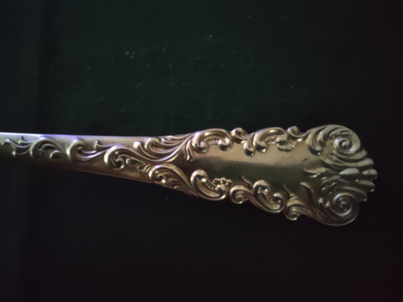 Fessenden Sterling “FES22″ Preserve Spoon – Brite Cut 7 1/2” NO Mono