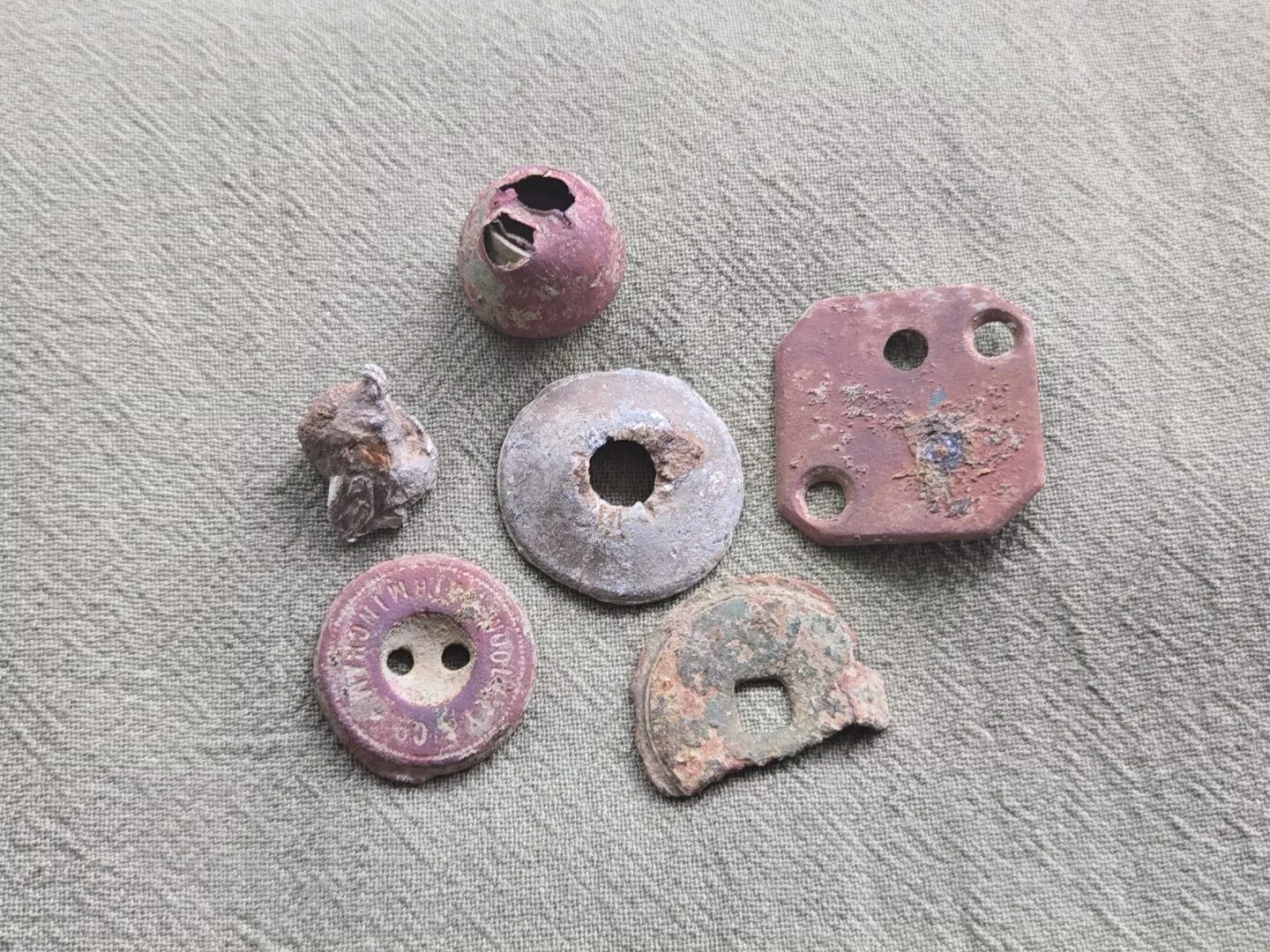 Metal Detecting Finds Condition As Photos, Uncleaned Please See Description L71y