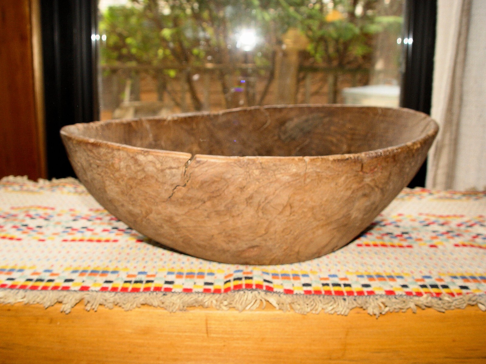 18th Century Dated Swedish Walnut Root Burl Bowl – Irregular Shape