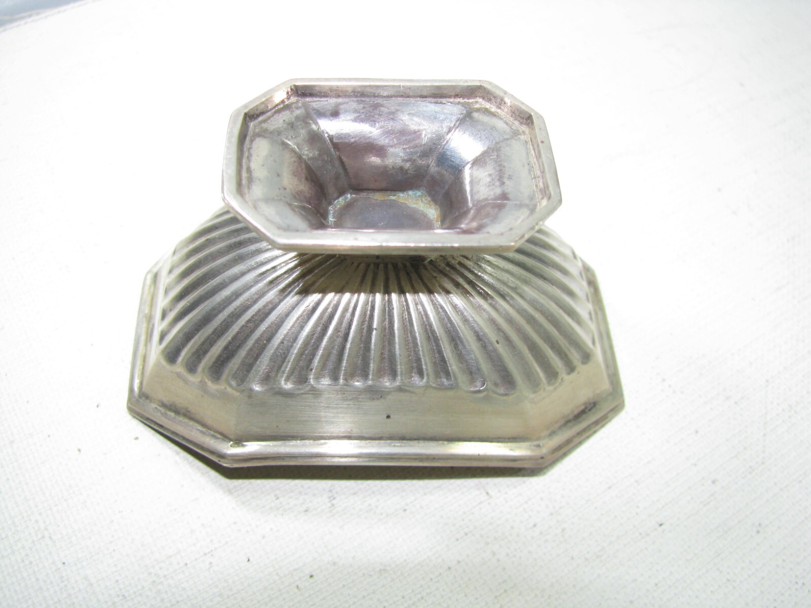 8 Piece Presentation Set Robert Stebbings English Sterlng Open Salt Set Cellars