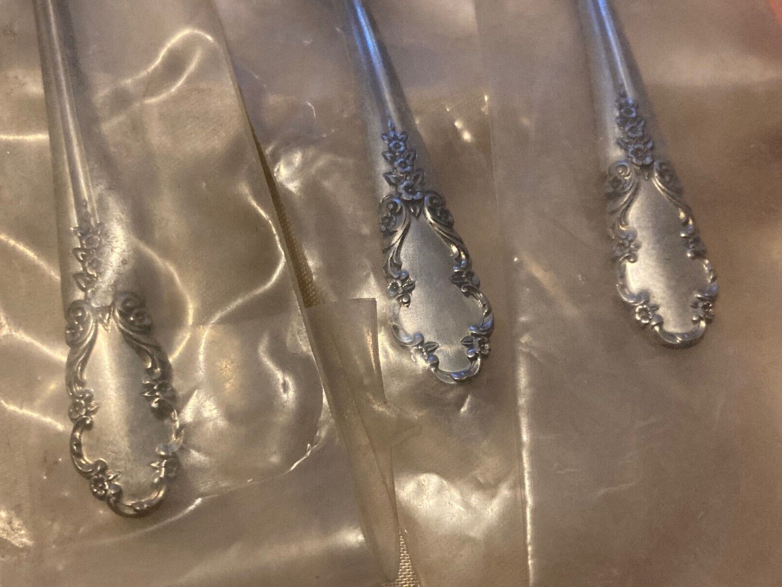 NEW UNUSED International Sterling Rogers Bridal Veil Child and Youth Set + BOX