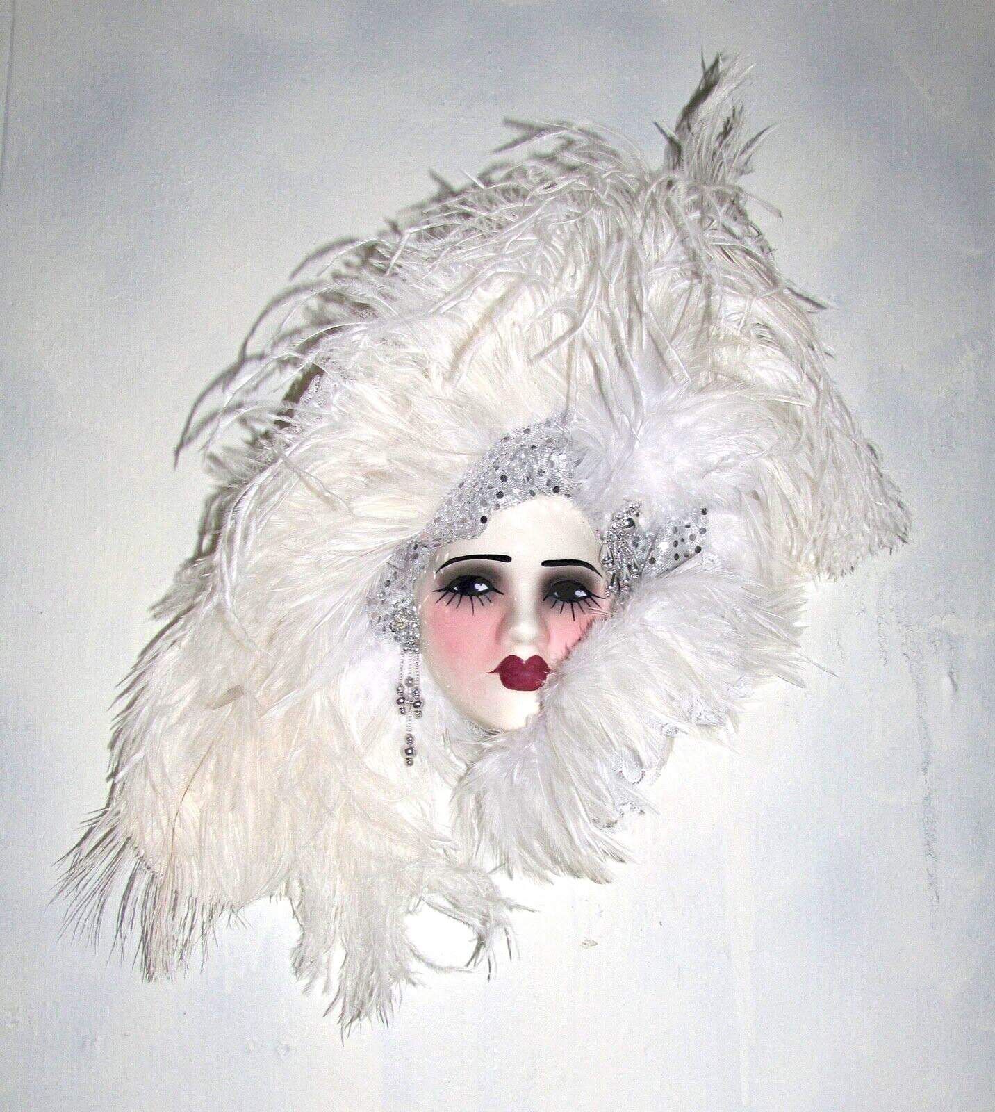 Unique Creations Lady Face Mask Wall Hanging Decor – NEW IN BOX