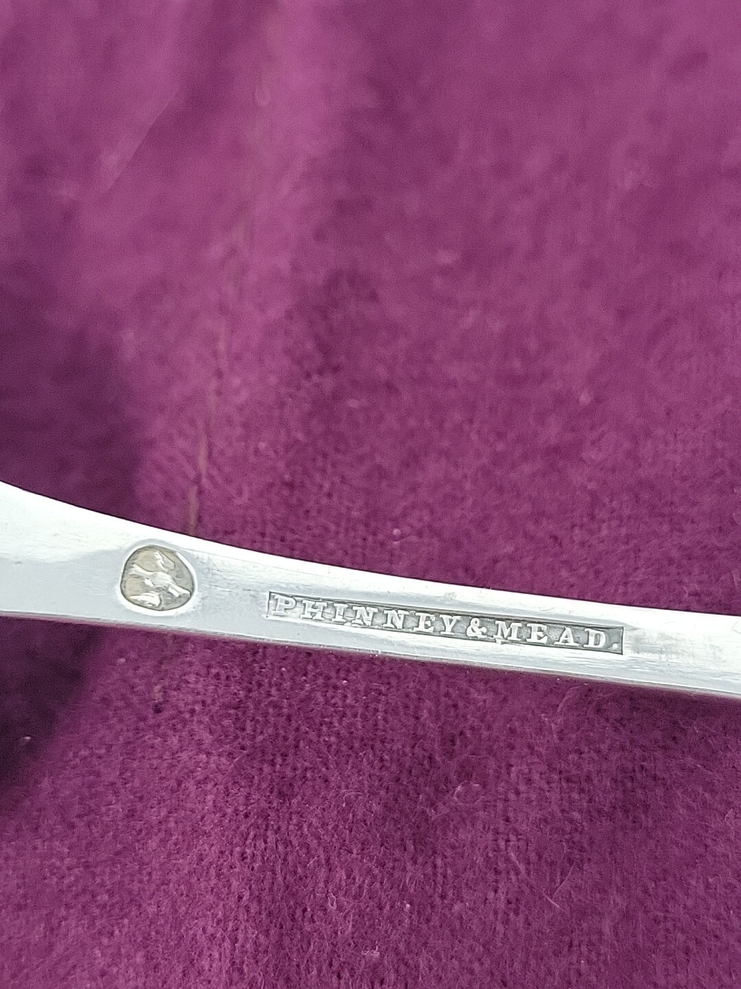 Coin Silver Table/Serving Spoon Phinney & Mead – Montpelier, Vermont 1849-57 #2