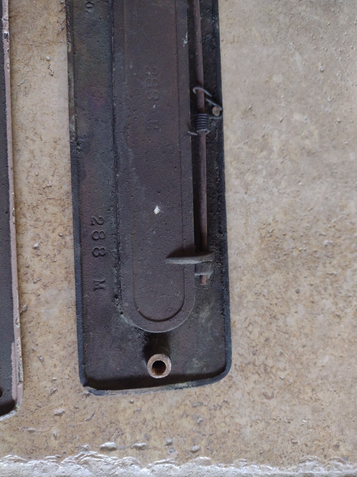 Vintage Sargent And Co. Brass Door Letter Slot Plate # 288M