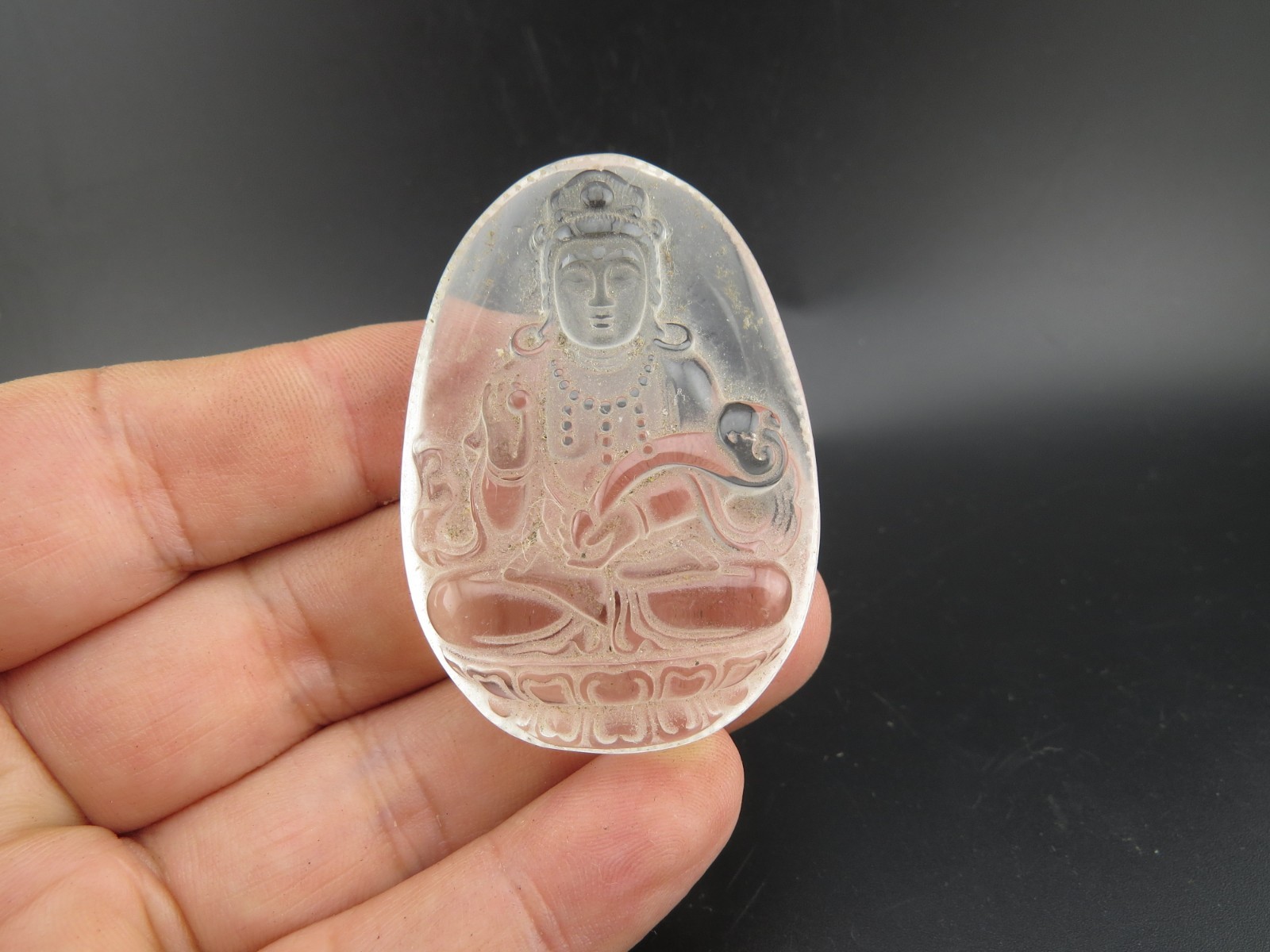 China,old jade,hongshan culture,Collectibles,Crystal,rare guanyin ,pendant A268
