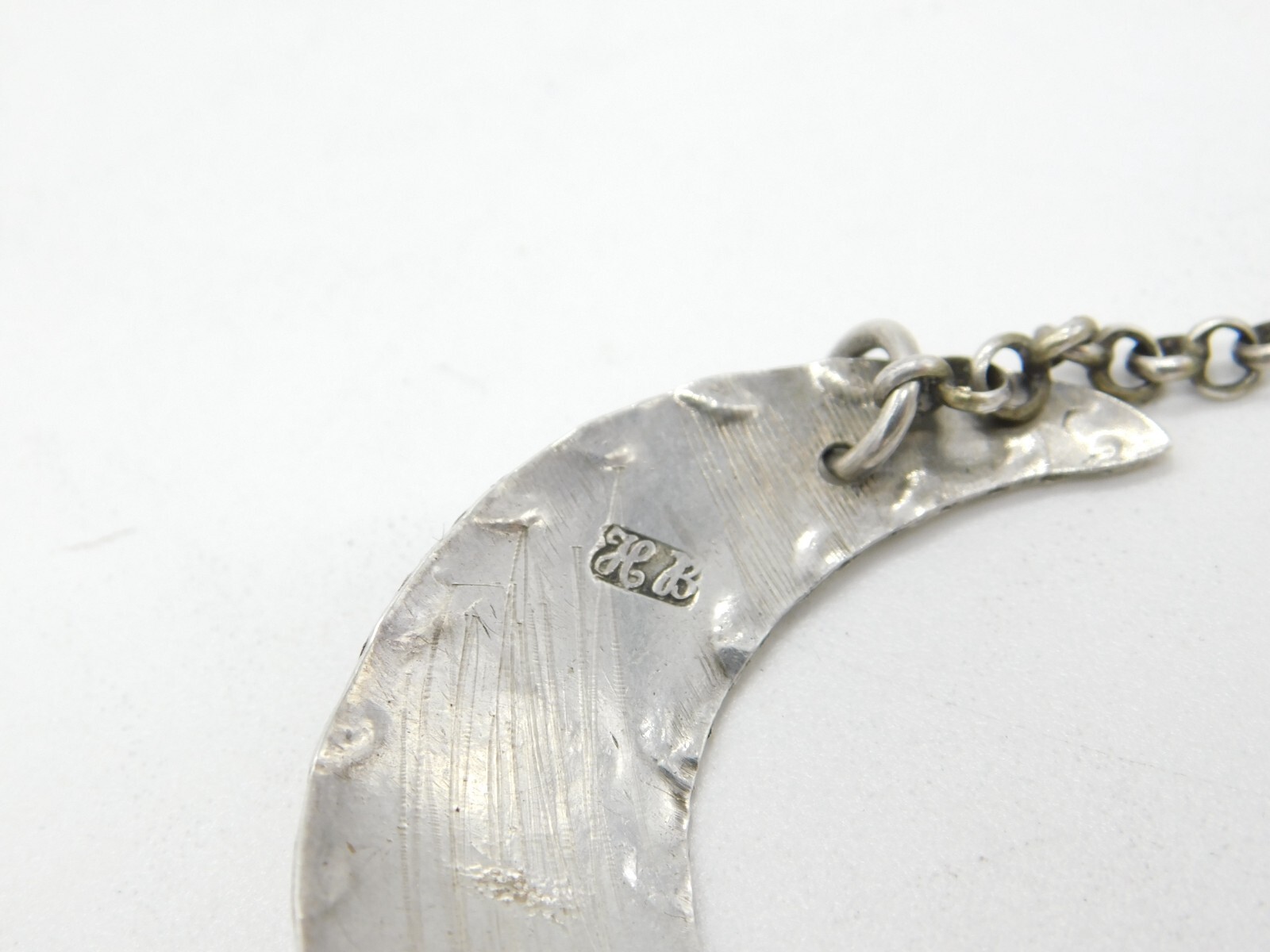 Hester Bateman Georgian Sterling Silver ‘Madeira’ Crescent Form Decanter Label