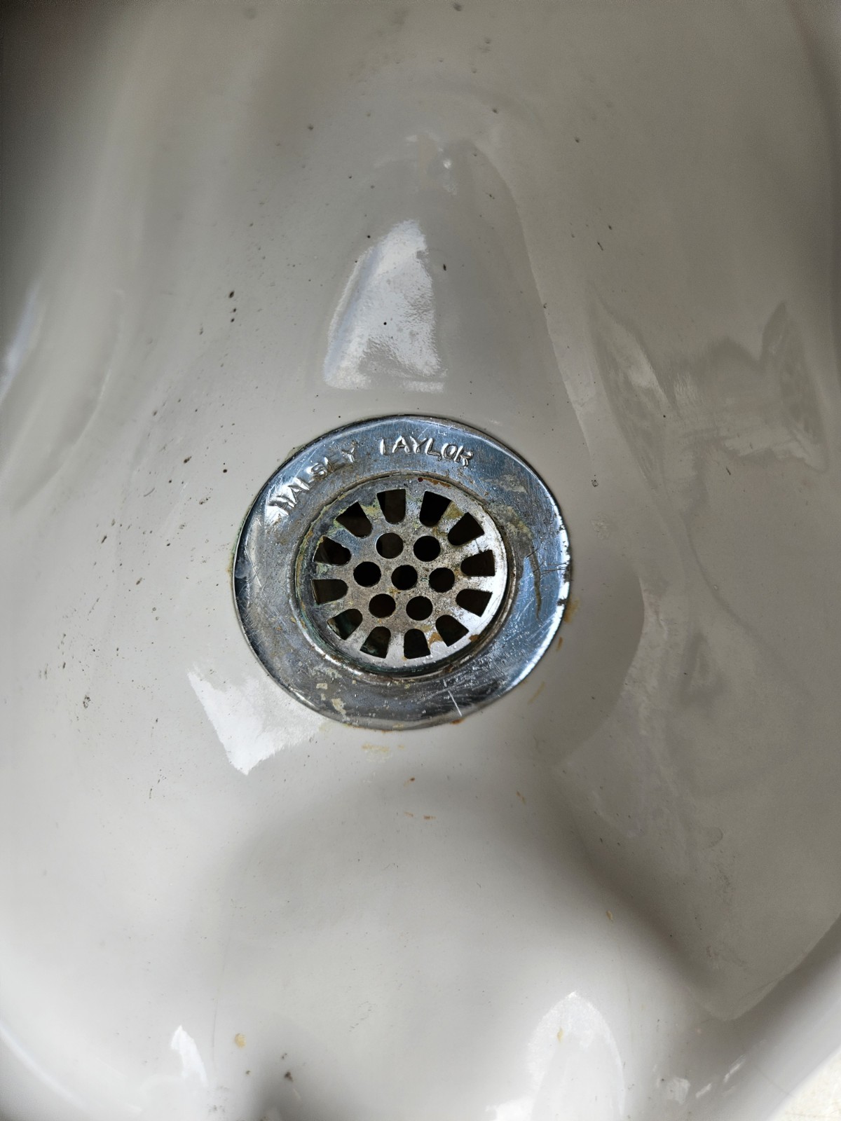 Antique Wall Mount Porcelain Drinking Fountain-HALSEY TAYLOR Spigot & Valve