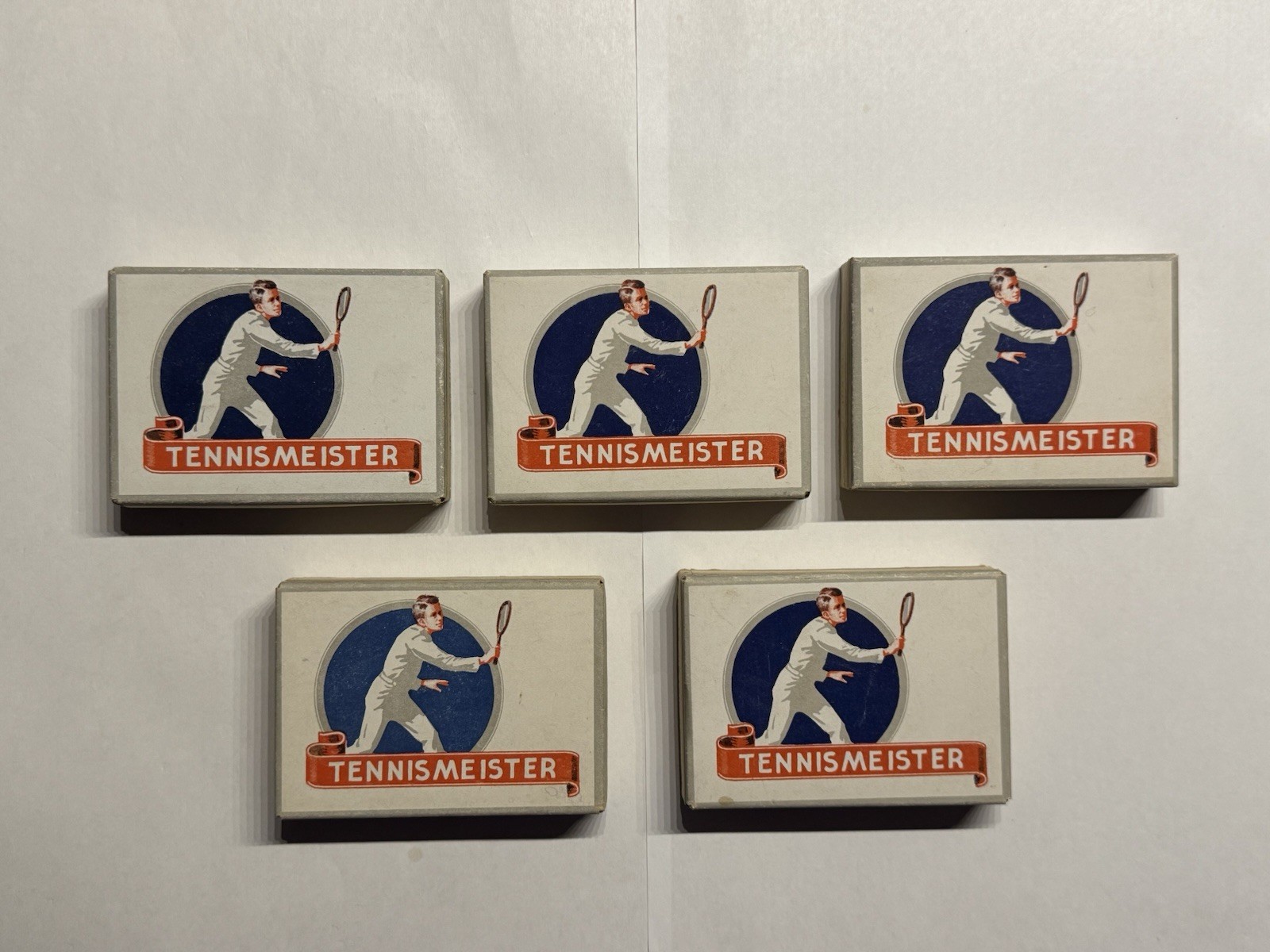 Third Reich WWII Period TENNISMEISTER Cigarillo Boxes 1943