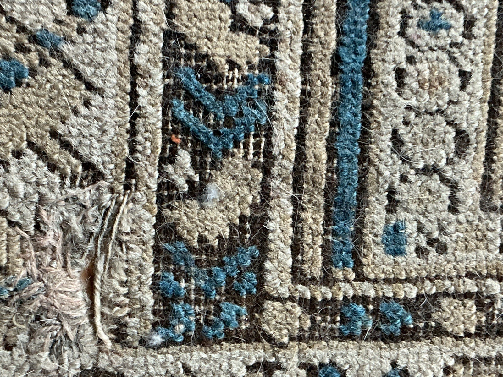 Antique Vintage Karabagh Rug – Hand Knotted From So Caucasus Mts. Early 1900’s
