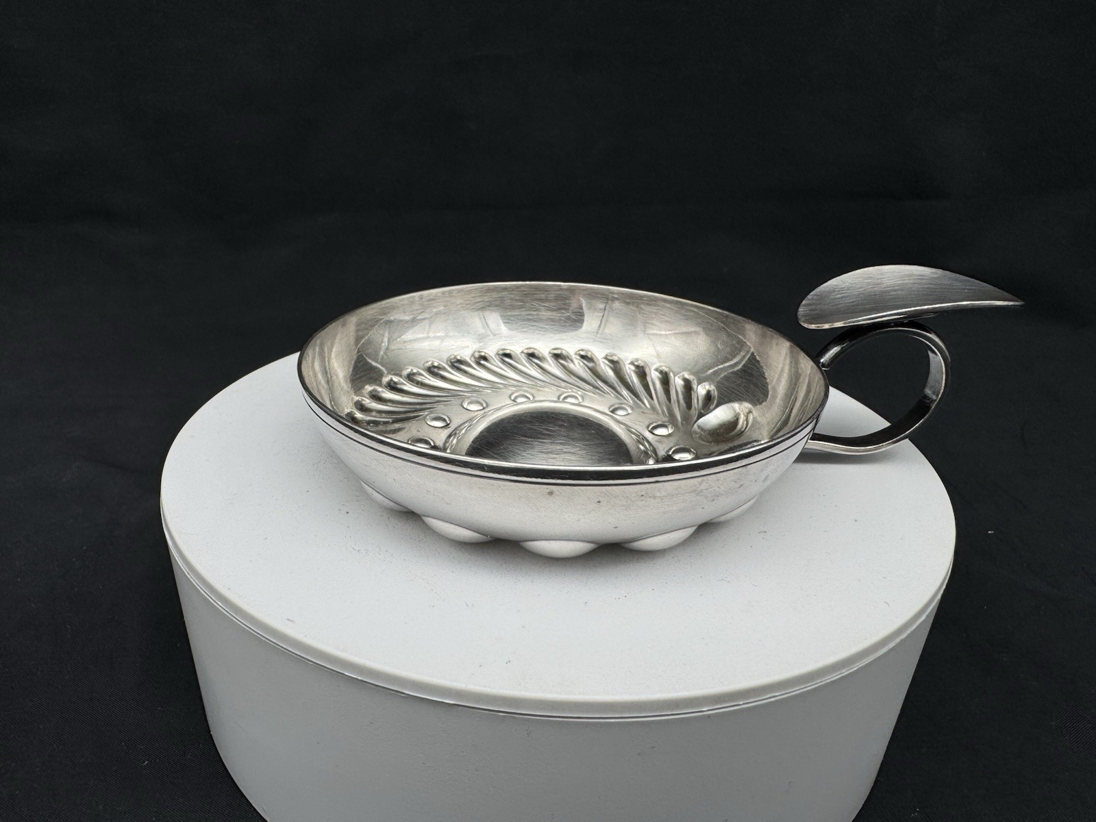 Vintage French Christofle Gallia Silver Plate Wine Taster Tastevin